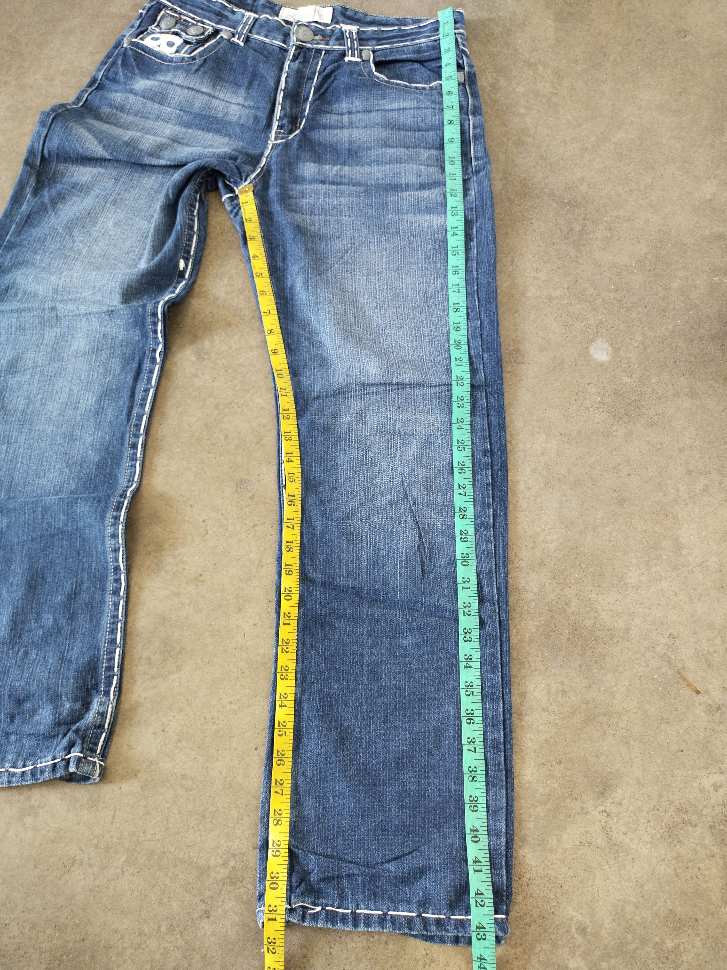 Japanese Brand Vintage Laguna Beach Skull Jeans Size US 35 - 15 Thumbnail