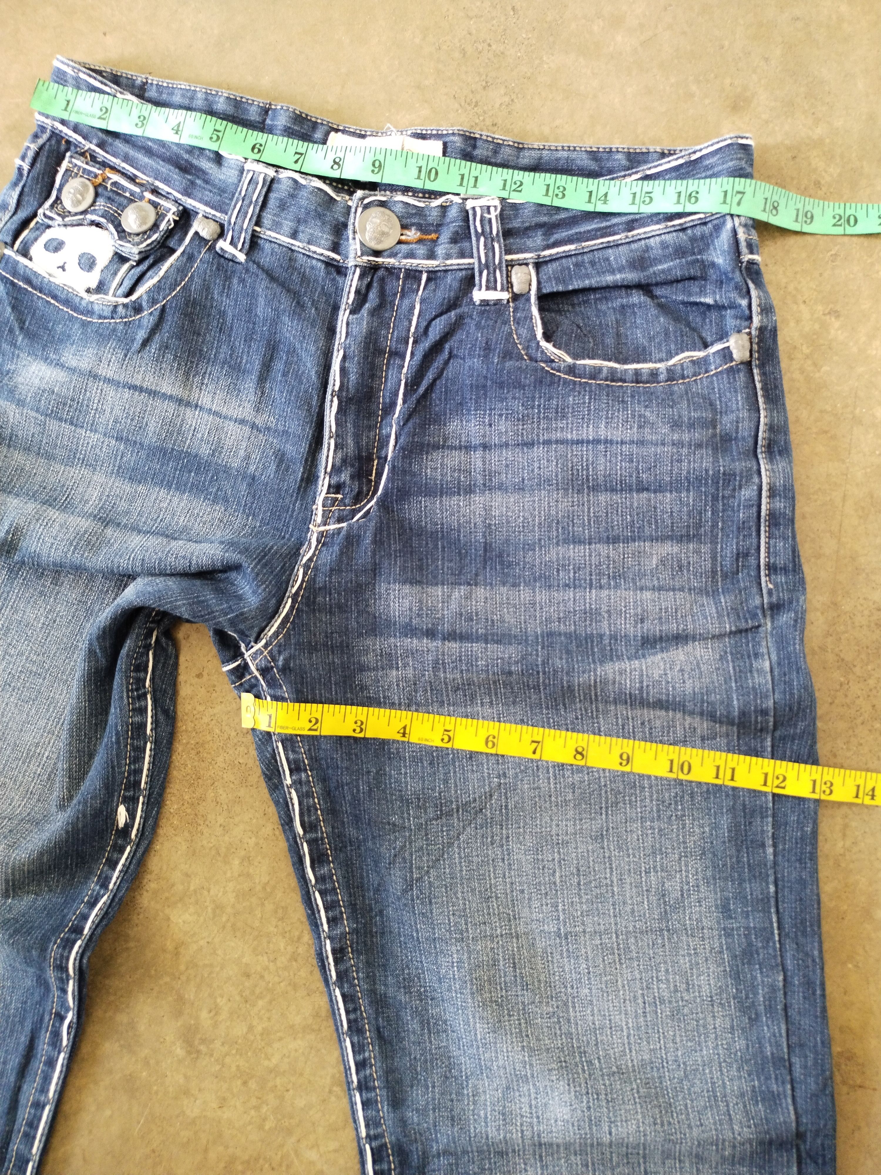 Japanese Brand Vintage Laguna Beach Skull Jeans Size US 35 - 17 Thumbnail