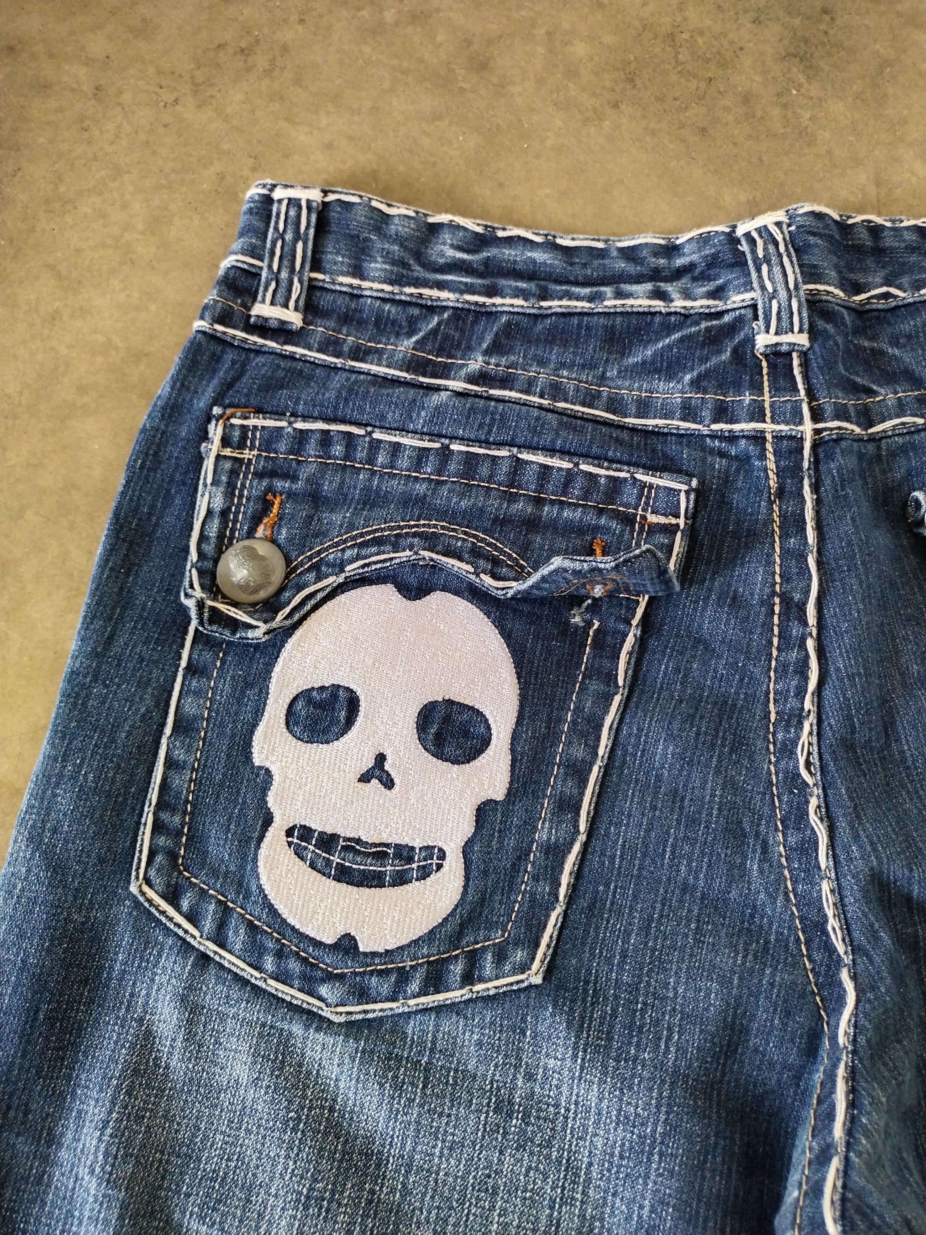 Japanese Brand Vintage Laguna Beach Skull Jeans Size US 35 - 12 Thumbnail