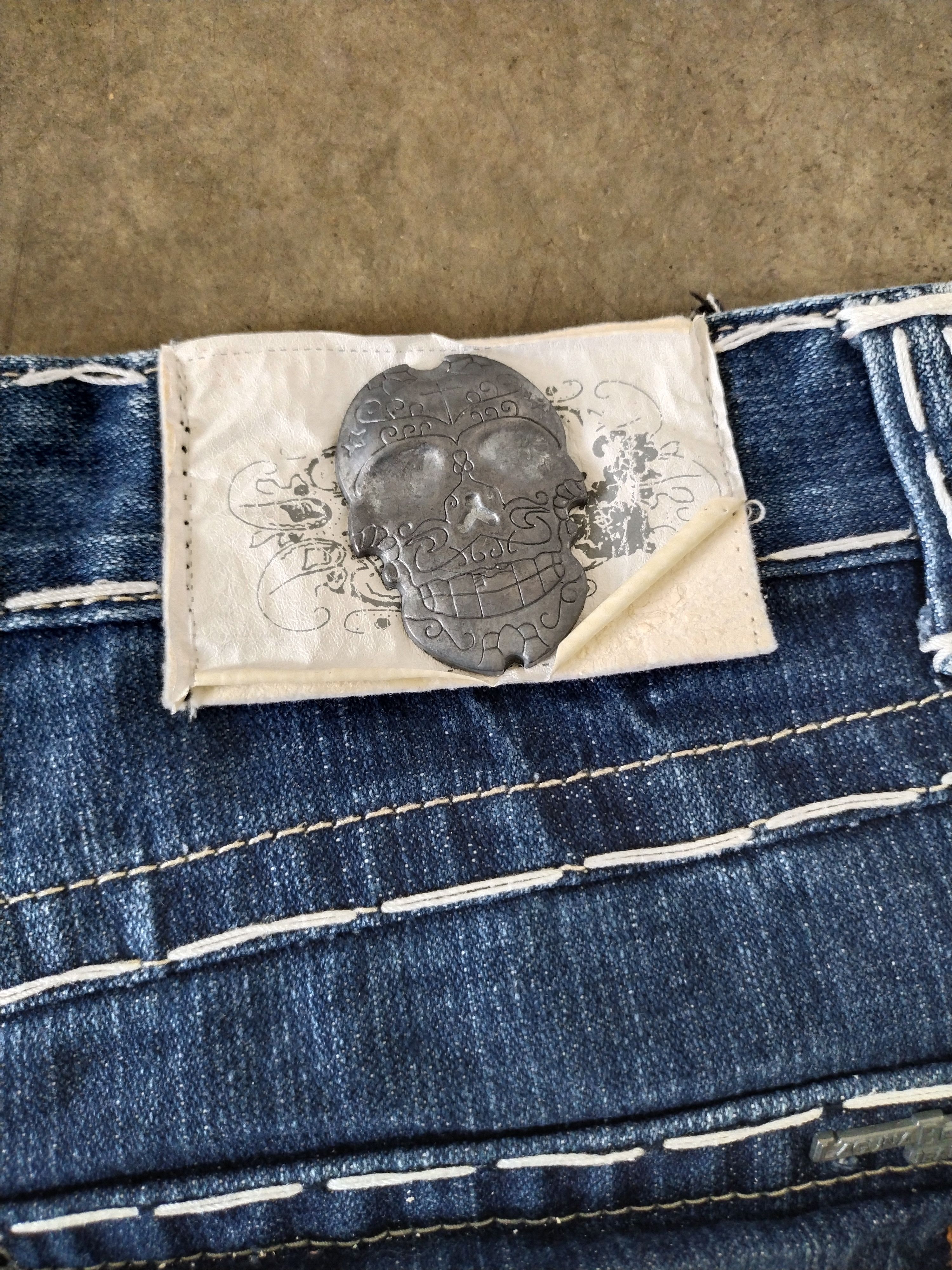 Japanese Brand Vintage Laguna Beach Skull Jeans Size US 35 - 10 Thumbnail