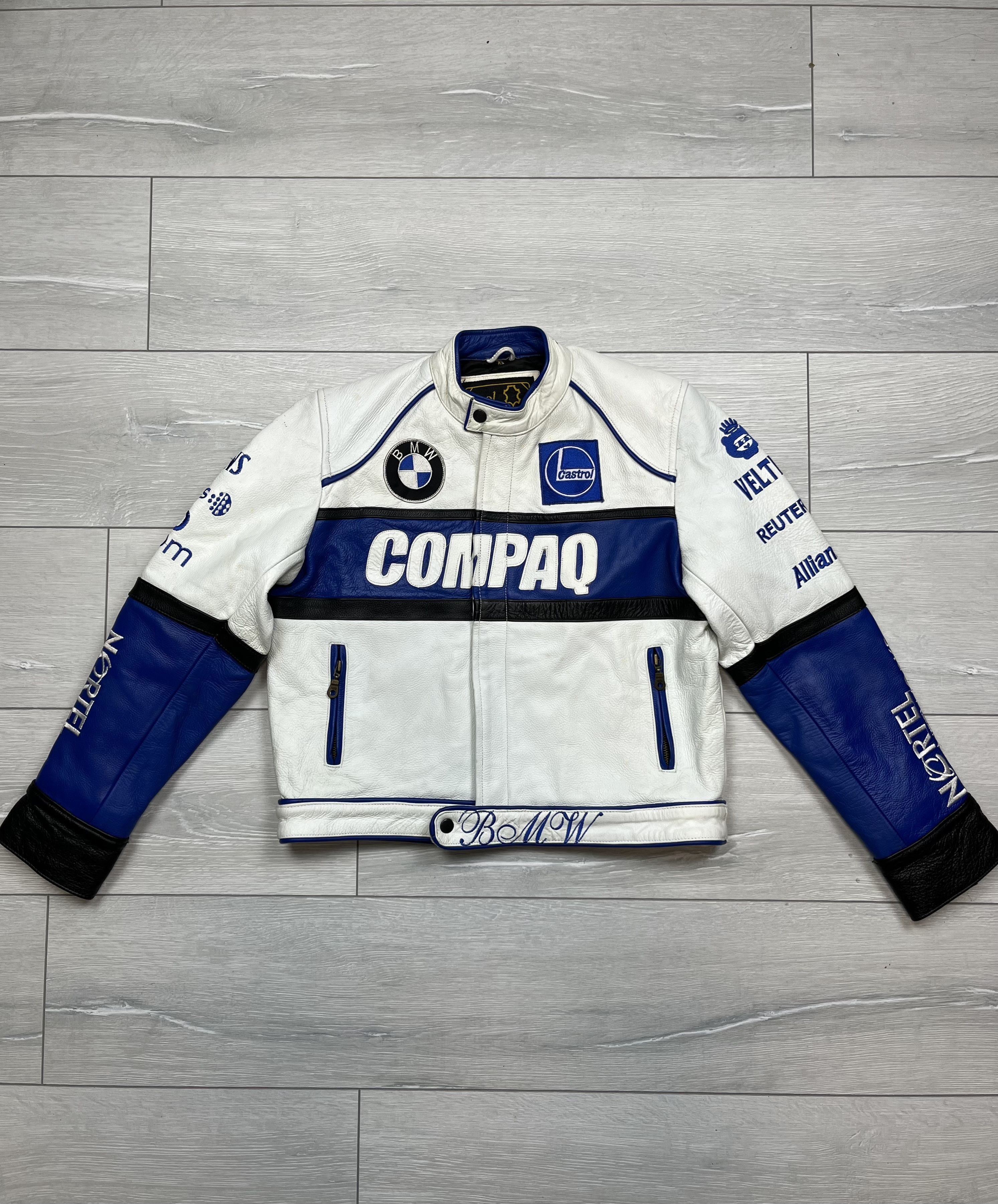 Vintage Women’s BMW Team Castrol Racing Leather Jacket | Grailed