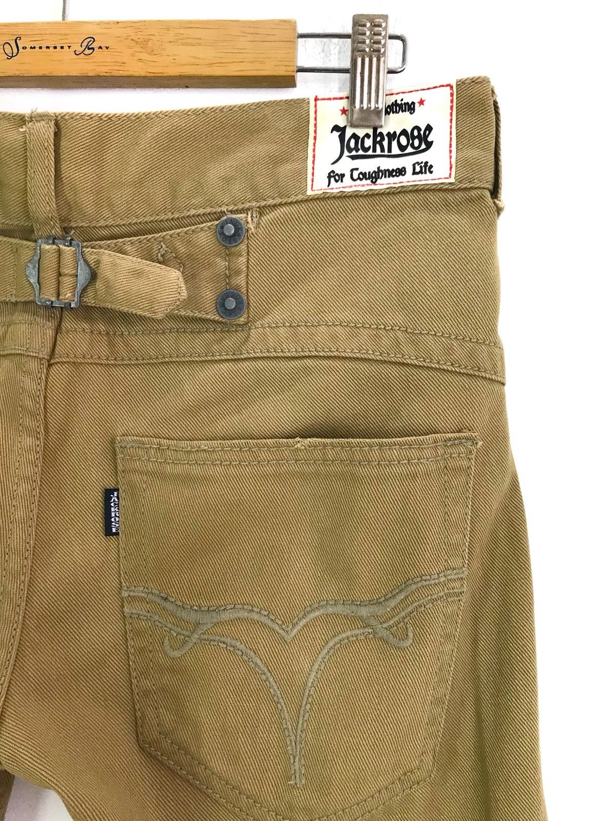 JACKROSE JACK ROSE Buckle Back Embroidered Back Pocket Denim Jeans Size US 32 / EU 48 - 5 Thumbnail