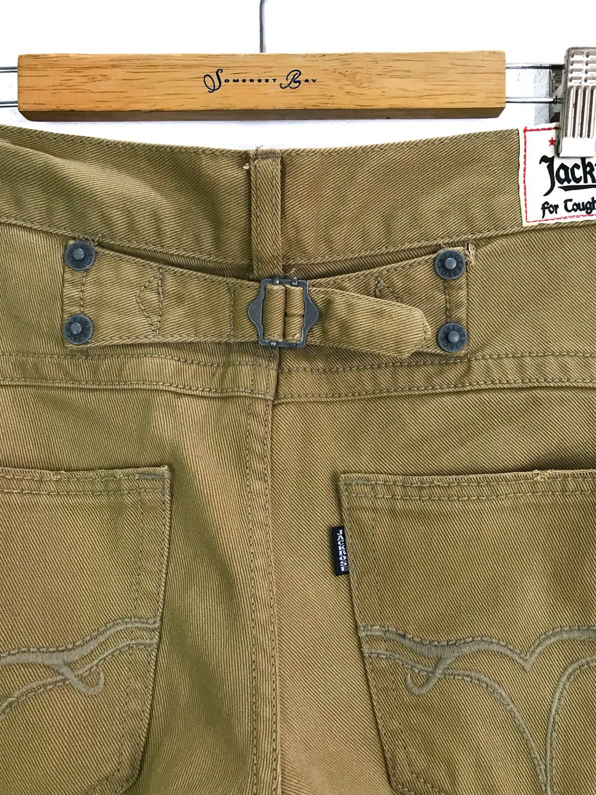 JACKROSE JACK ROSE Buckle Back Embroidered Back Pocket Denim Jeans Size US 32 / EU 48 - 7 Thumbnail