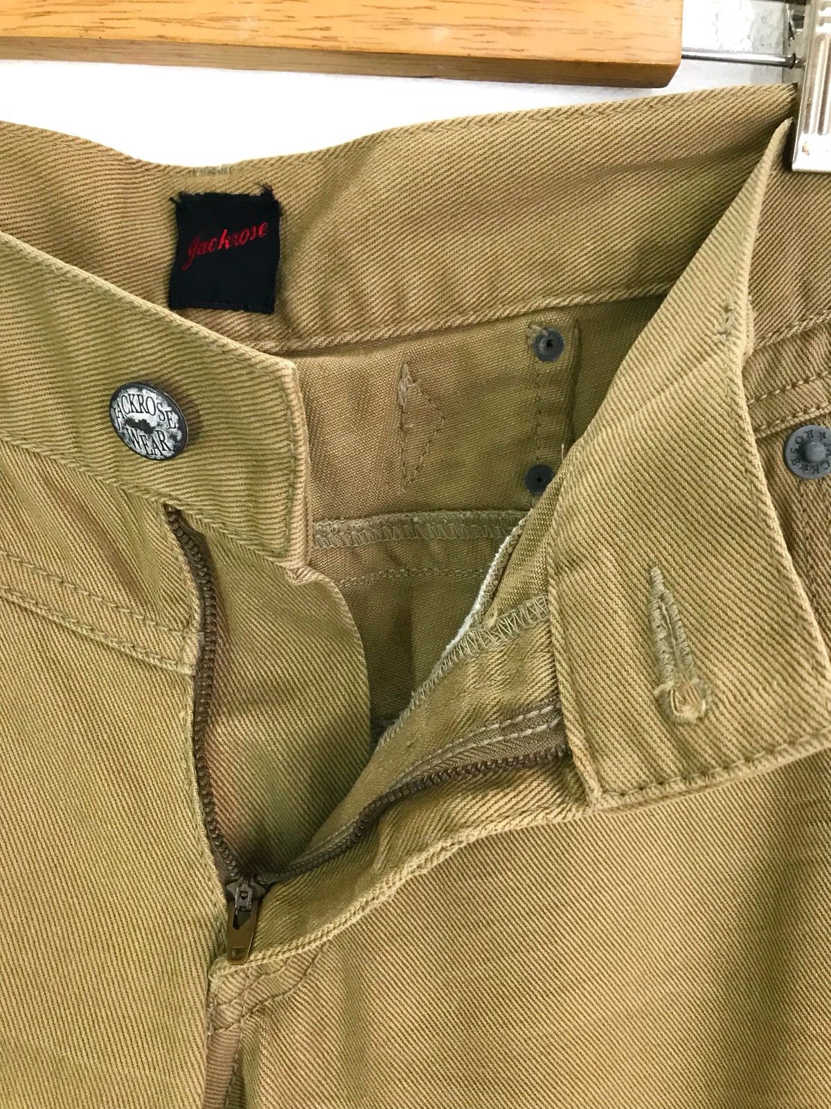JACKROSE JACK ROSE Buckle Back Embroidered Back Pocket Denim Jeans Size US 32 / EU 48 - 15 Thumbnail