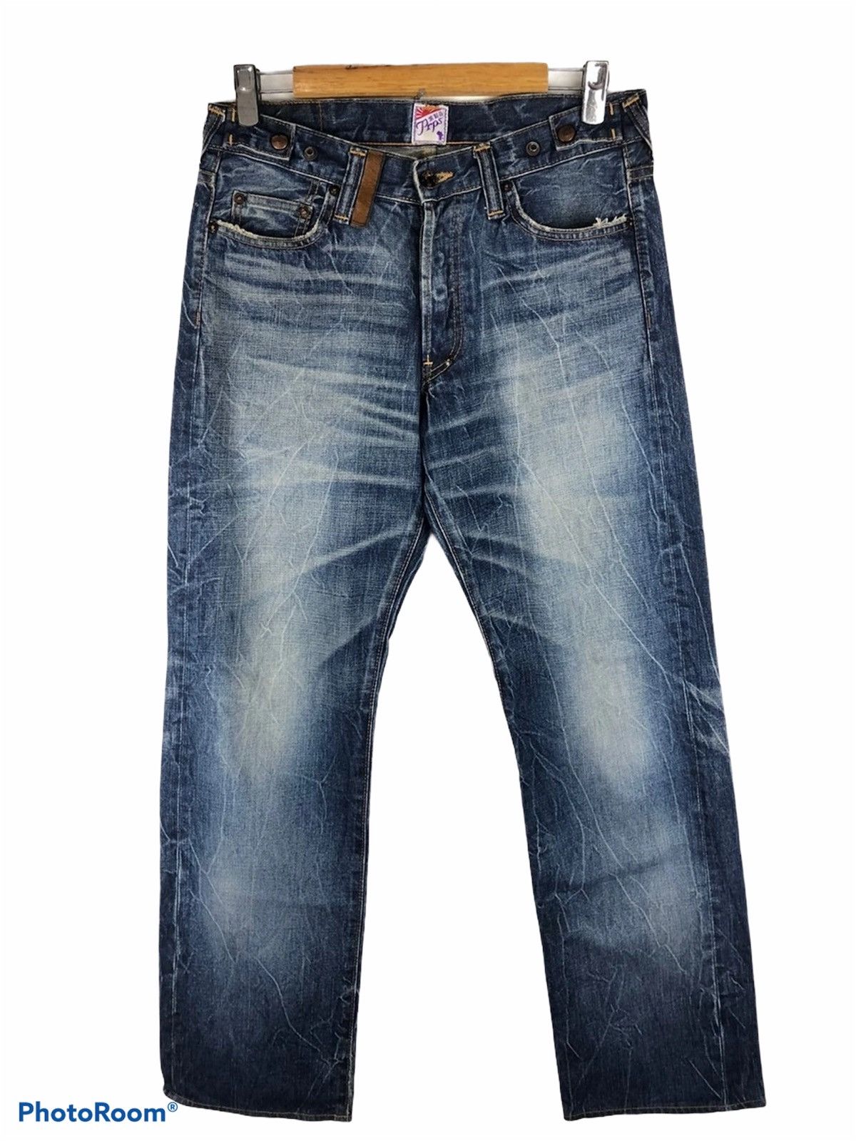 Japanese Brand PRPS Japan Distressed Jeans Size US 31 - 2 Thumbnail