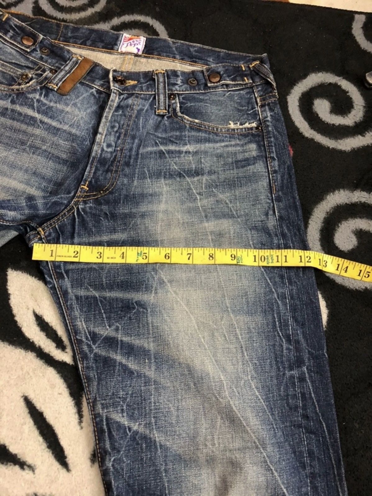 Japanese Brand PRPS Japan Distressed Jeans Size US 31 - 14 Thumbnail