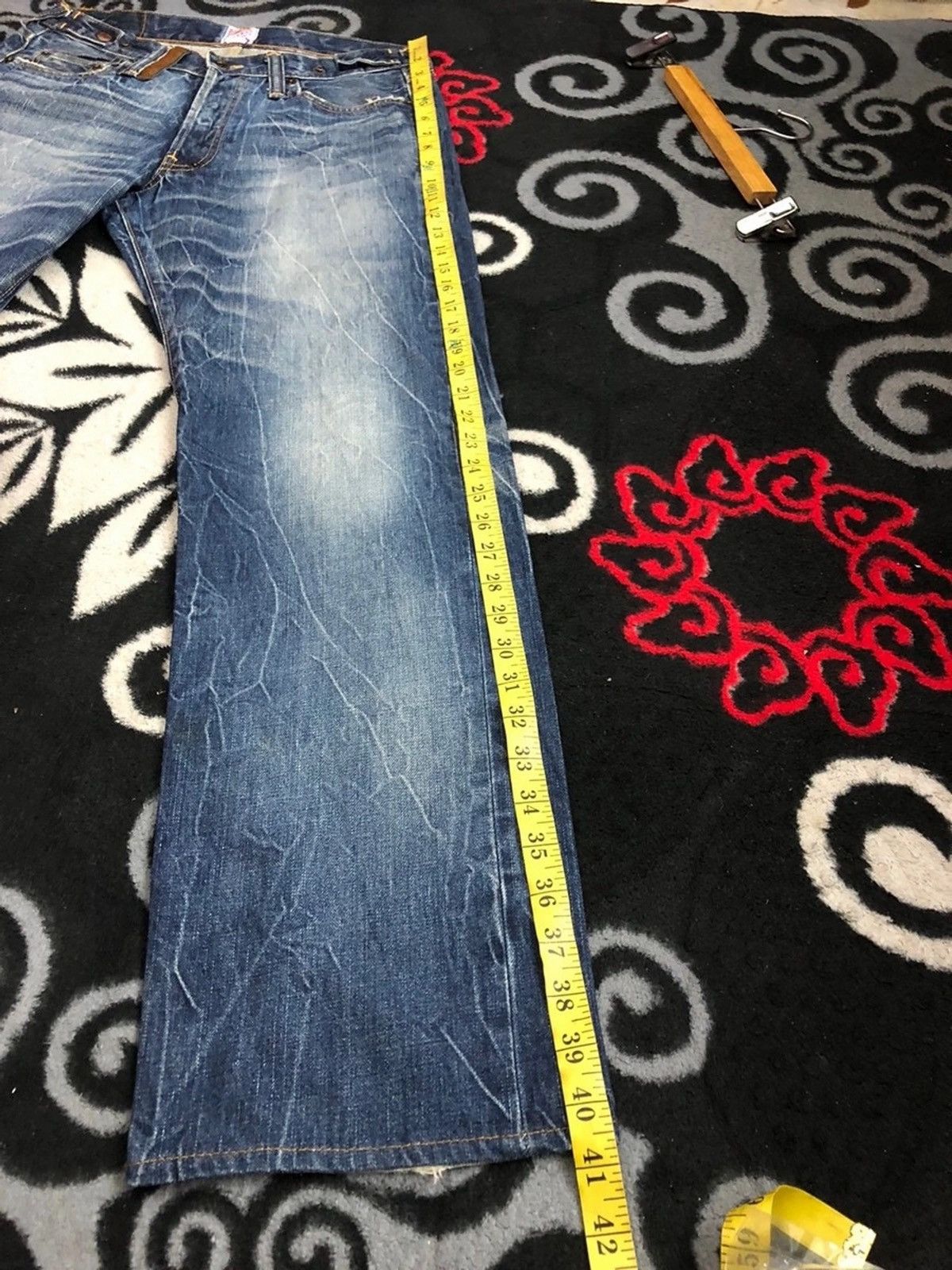 Japanese Brand PRPS Japan Distressed Jeans Size US 31 - 18 Thumbnail