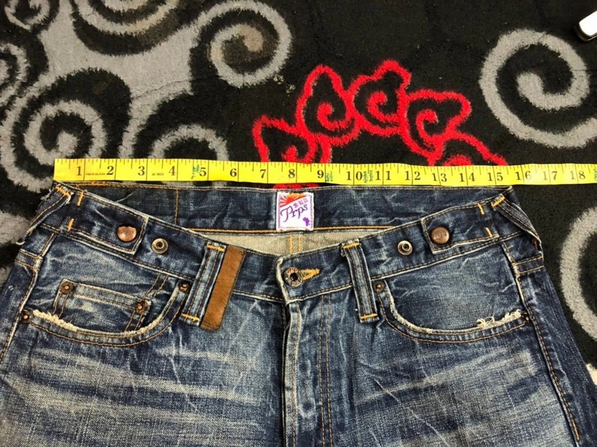Japanese Brand PRPS Japan Distressed Jeans Size US 31 - 12 Thumbnail