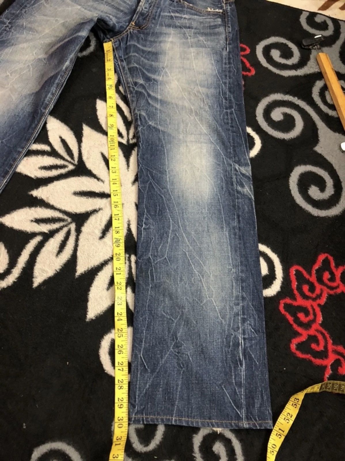 Japanese Brand PRPS Japan Distressed Jeans Size US 31 - 17 Thumbnail
