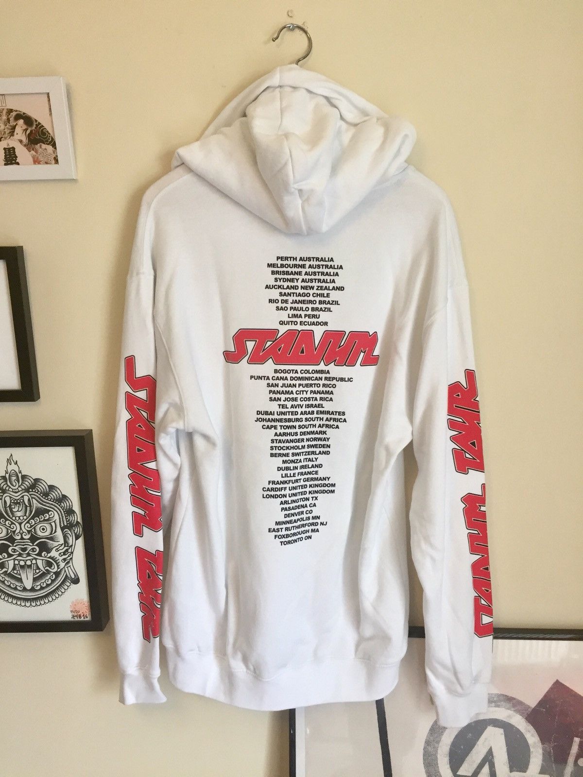 H&M Justin Bieber Official Stadium Tour Motorcycle Hoodie Size US M / EU 48-50 / 2 - 2 Thumbnail