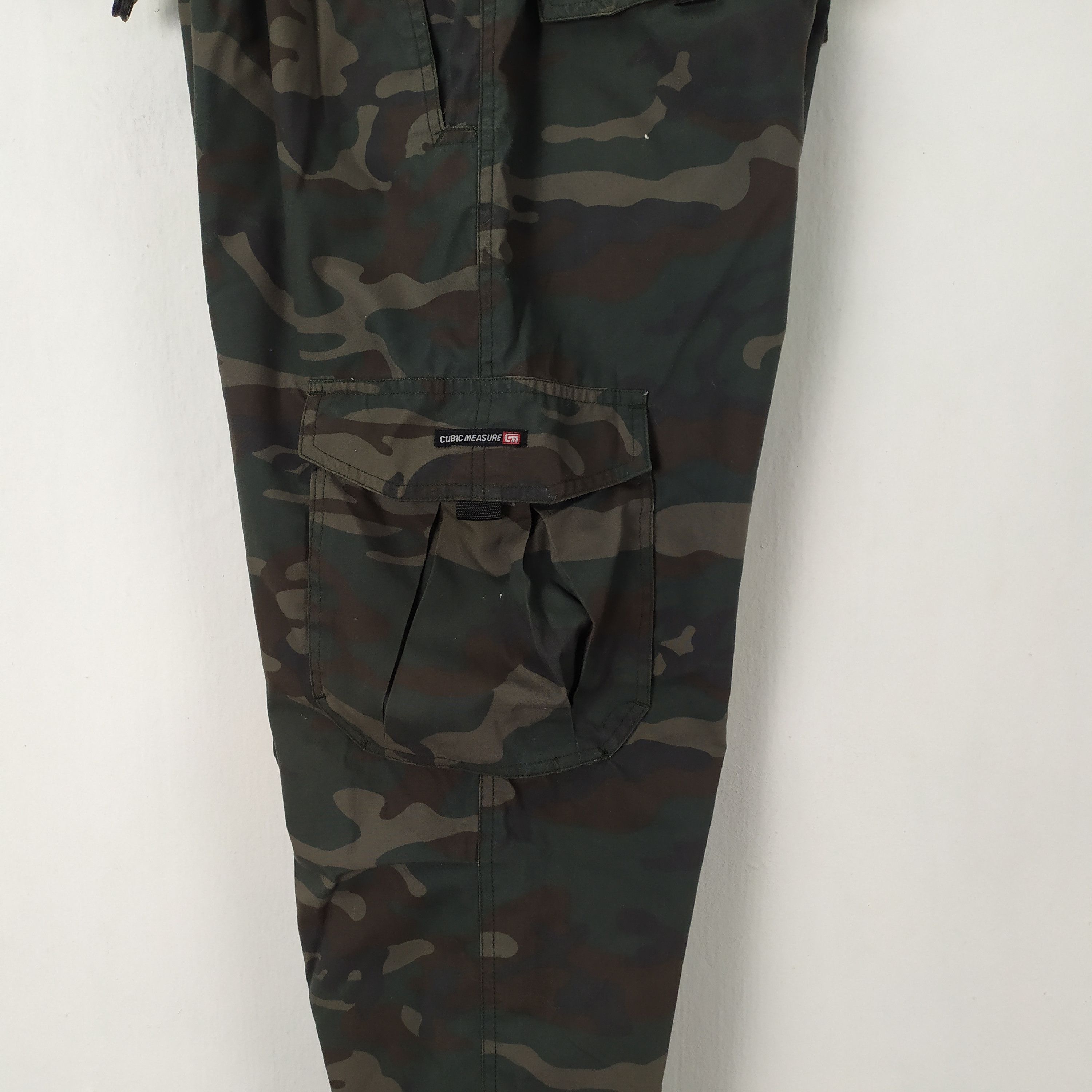 Japanese Brand CUBIC MEASURE SPRING WAIST CARGO PANTS Size US 31 - 14 Thumbnail