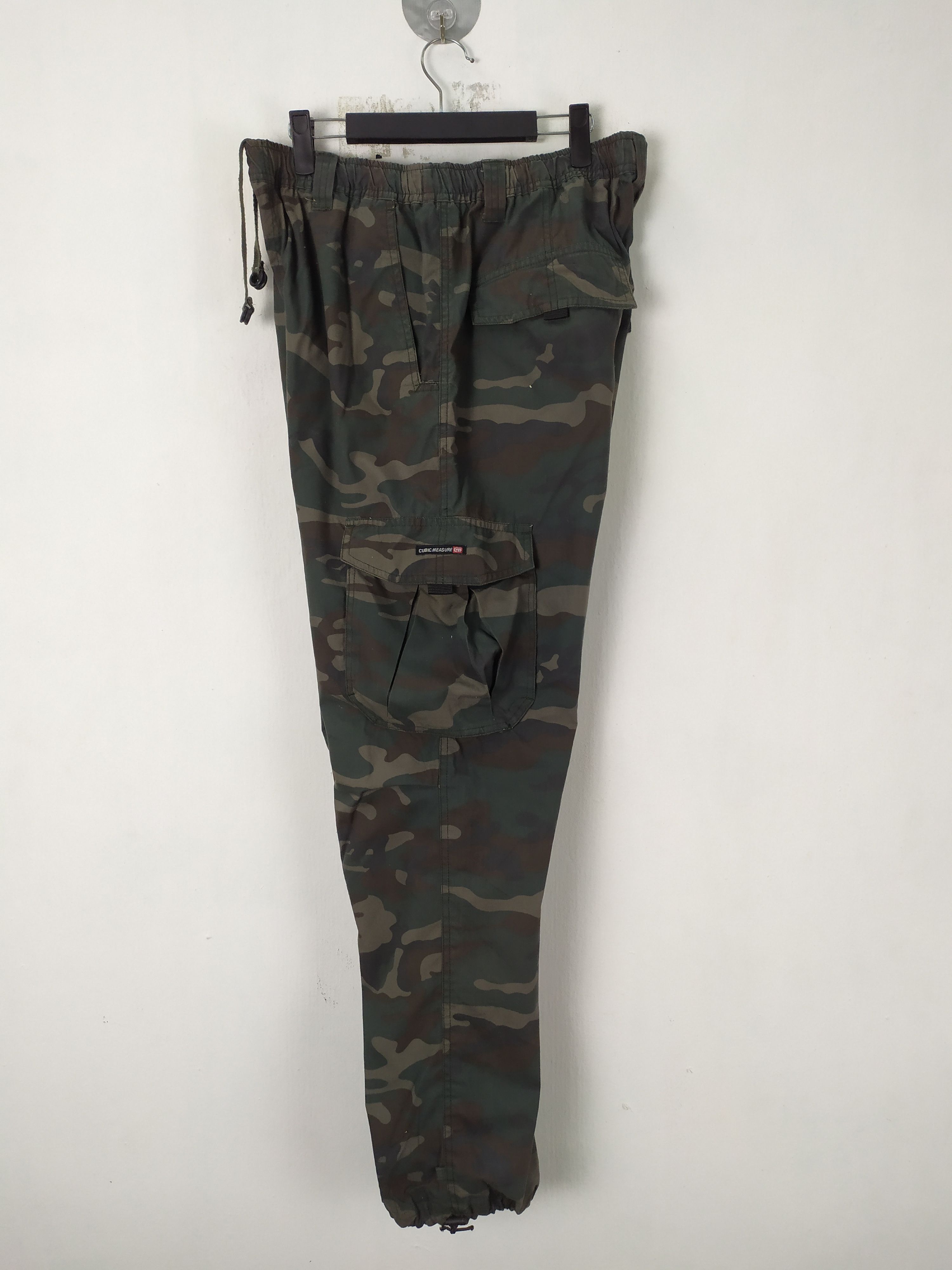 Japanese Brand CUBIC MEASURE SPRING WAIST CARGO PANTS Size US 31 - 13 Thumbnail