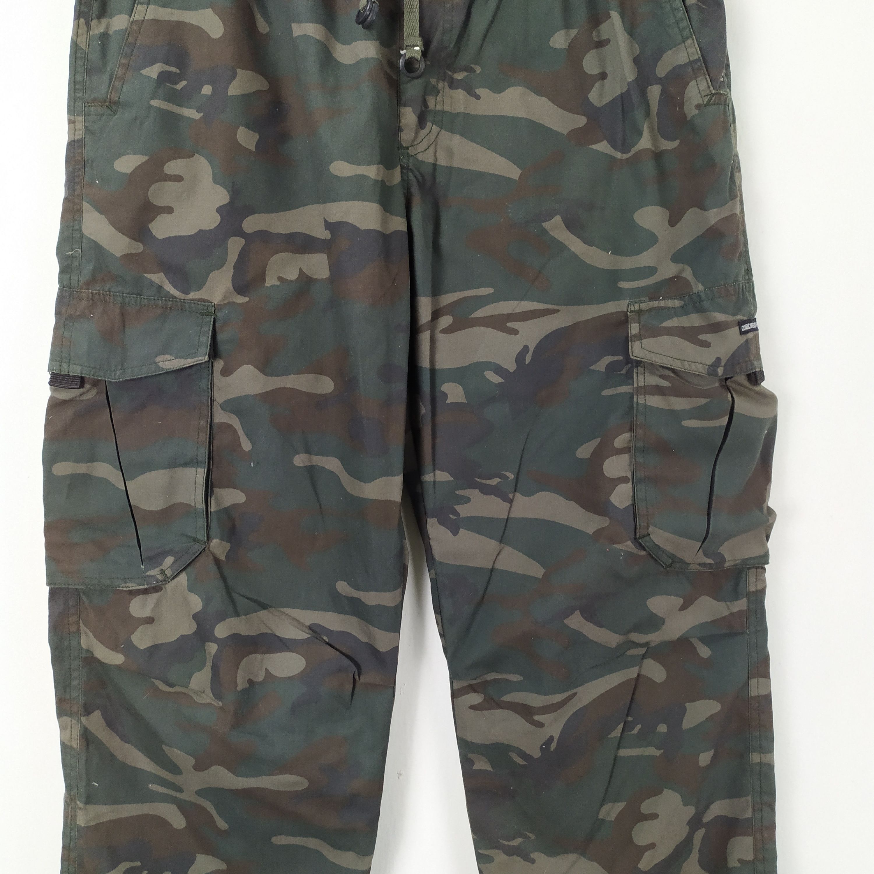 Japanese Brand CUBIC MEASURE SPRING WAIST CARGO PANTS Size US 31 - 6 Thumbnail