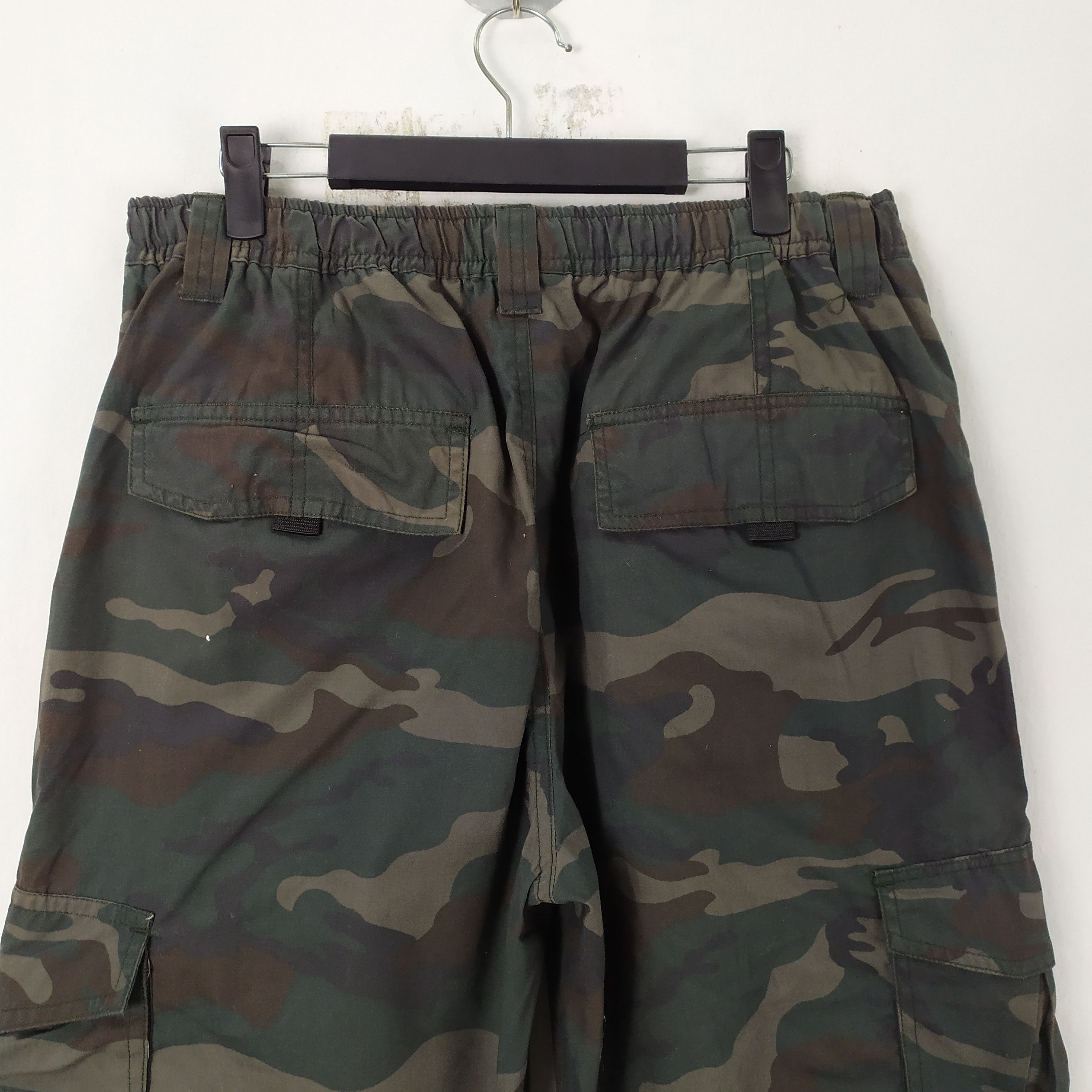 Japanese Brand CUBIC MEASURE SPRING WAIST CARGO PANTS Size US 31 - 11 Thumbnail