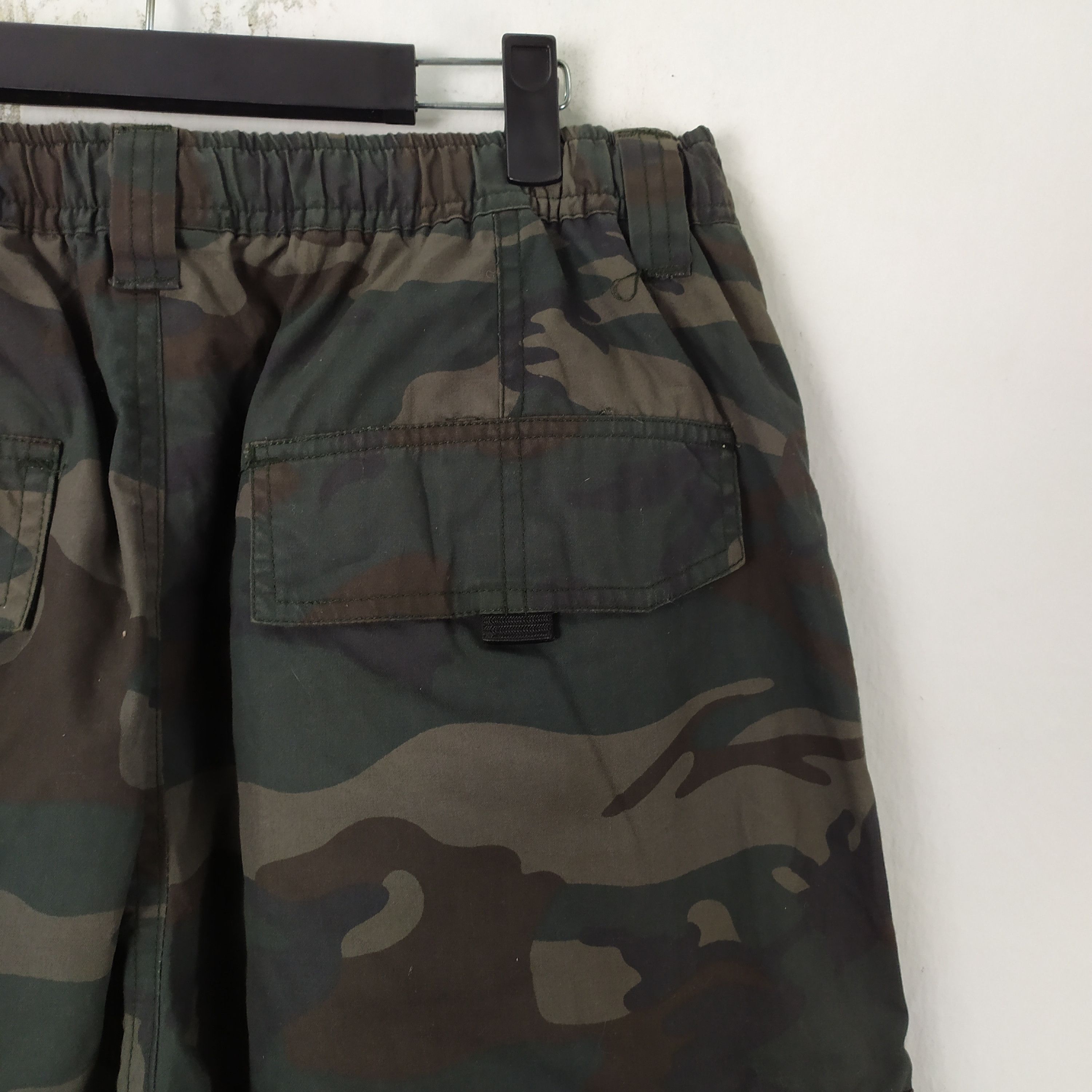 Japanese Brand CUBIC MEASURE SPRING WAIST CARGO PANTS Size US 31 - 9 Thumbnail