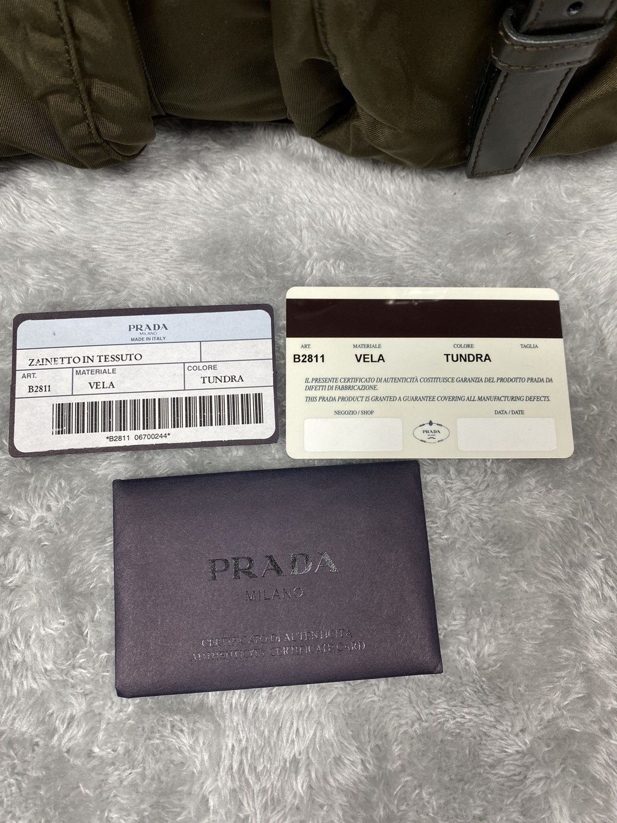 Prada Prada Vela Bagpack Size ONE SIZE - 12 Thumbnail