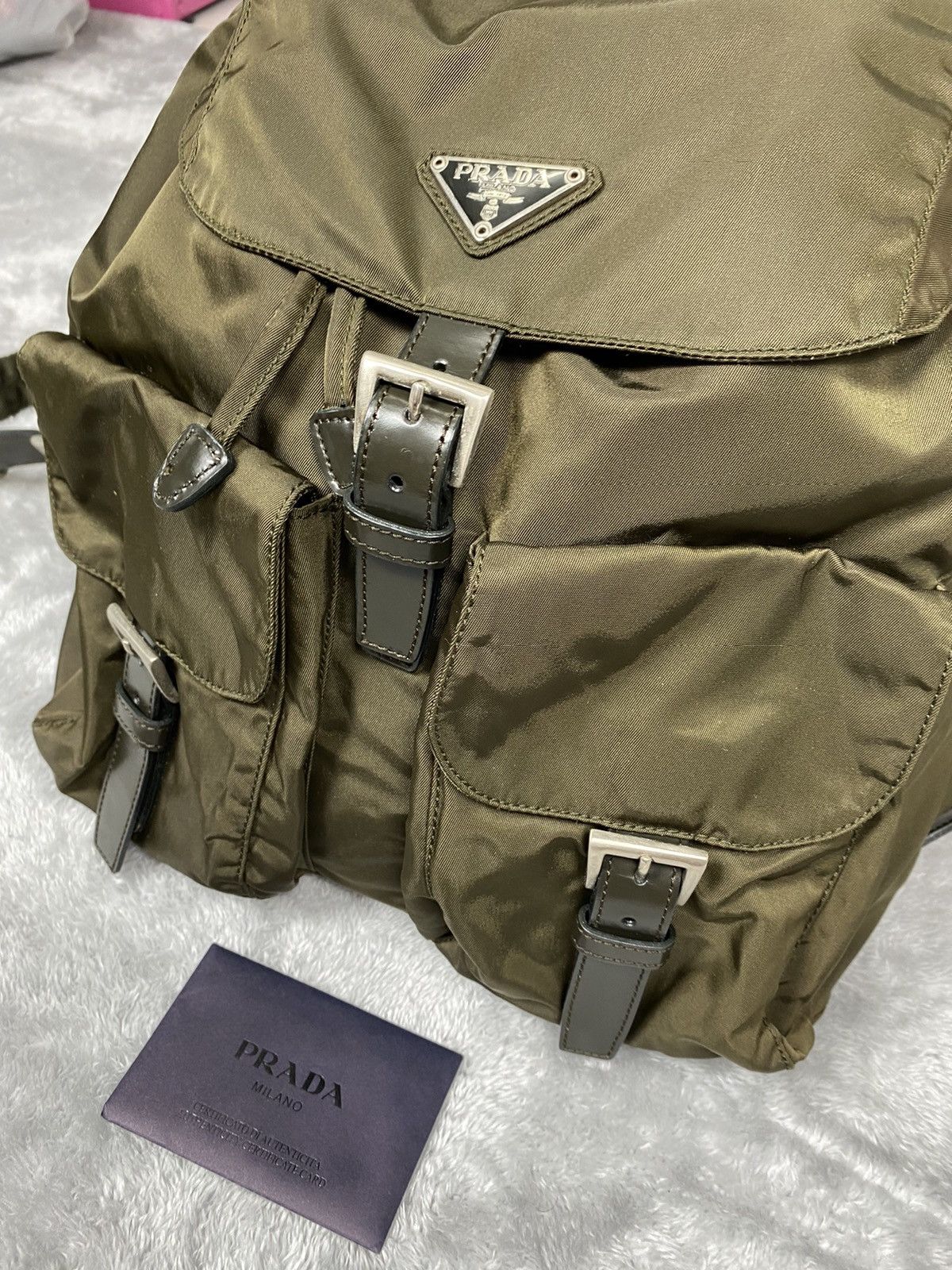 Prada Prada Vela Bagpack Size ONE SIZE - 6 Thumbnail