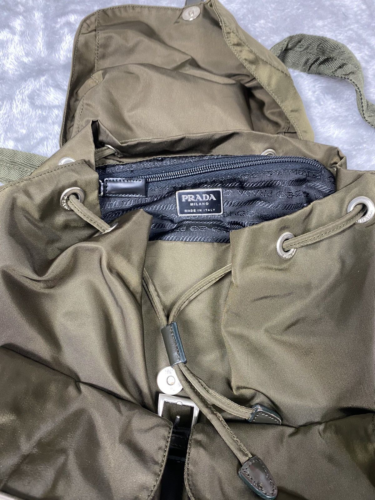 Prada Prada Vela Bagpack Size ONE SIZE - 14 Thumbnail