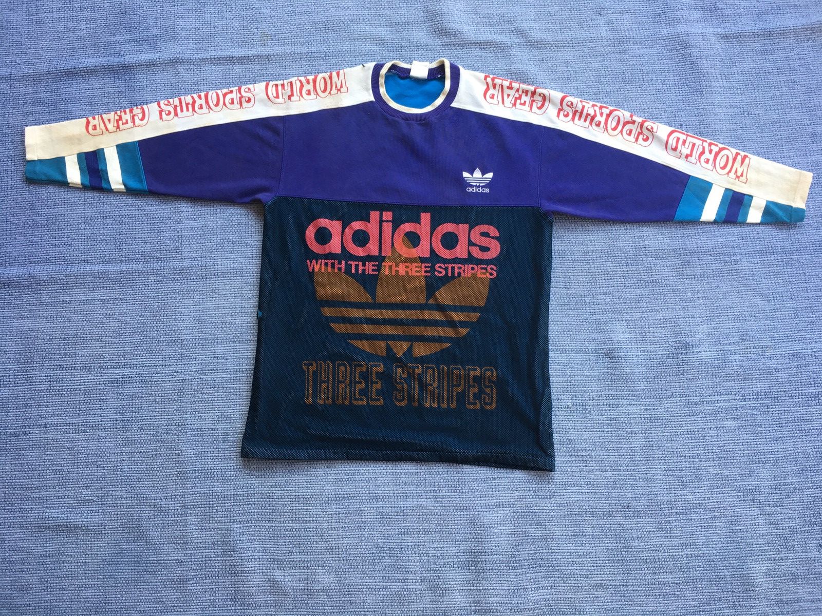 Adidas vintage 80s/90s adidas sweatshirt Size US L / EU 52-54 / 3 - 1 Thumbnail