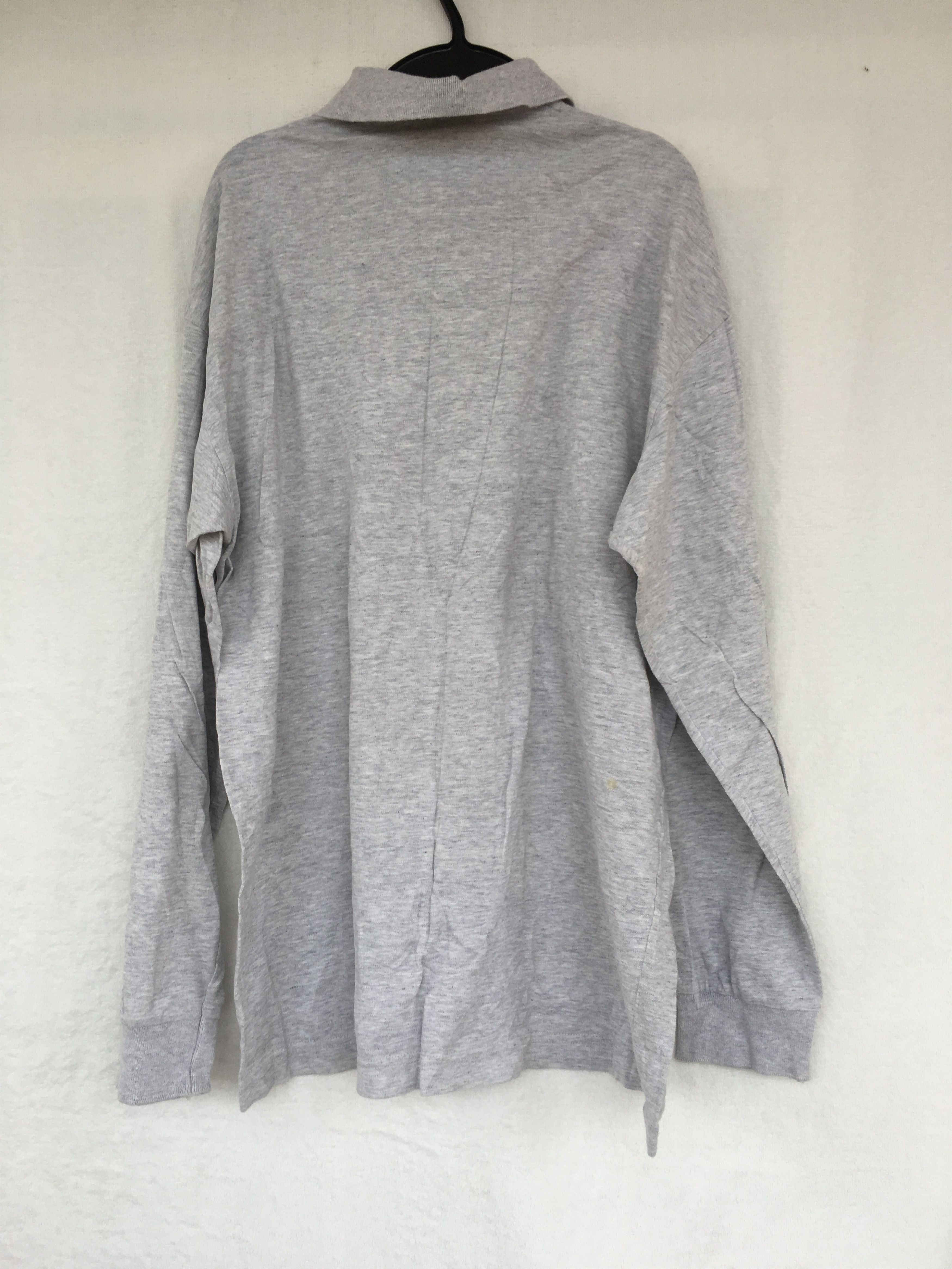 Vintage longsleeve grey polo Size US M / EU 48-50 / 2 - 8 Thumbnail