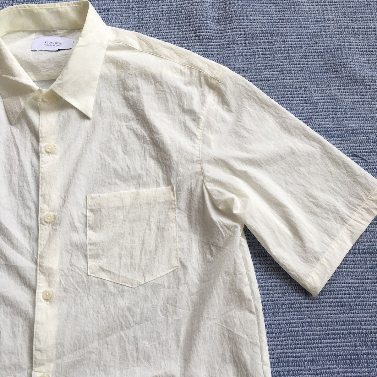 STUDIOUS plain cream shirt Size US M / EU 48-50 / 2 - 3 Thumbnail