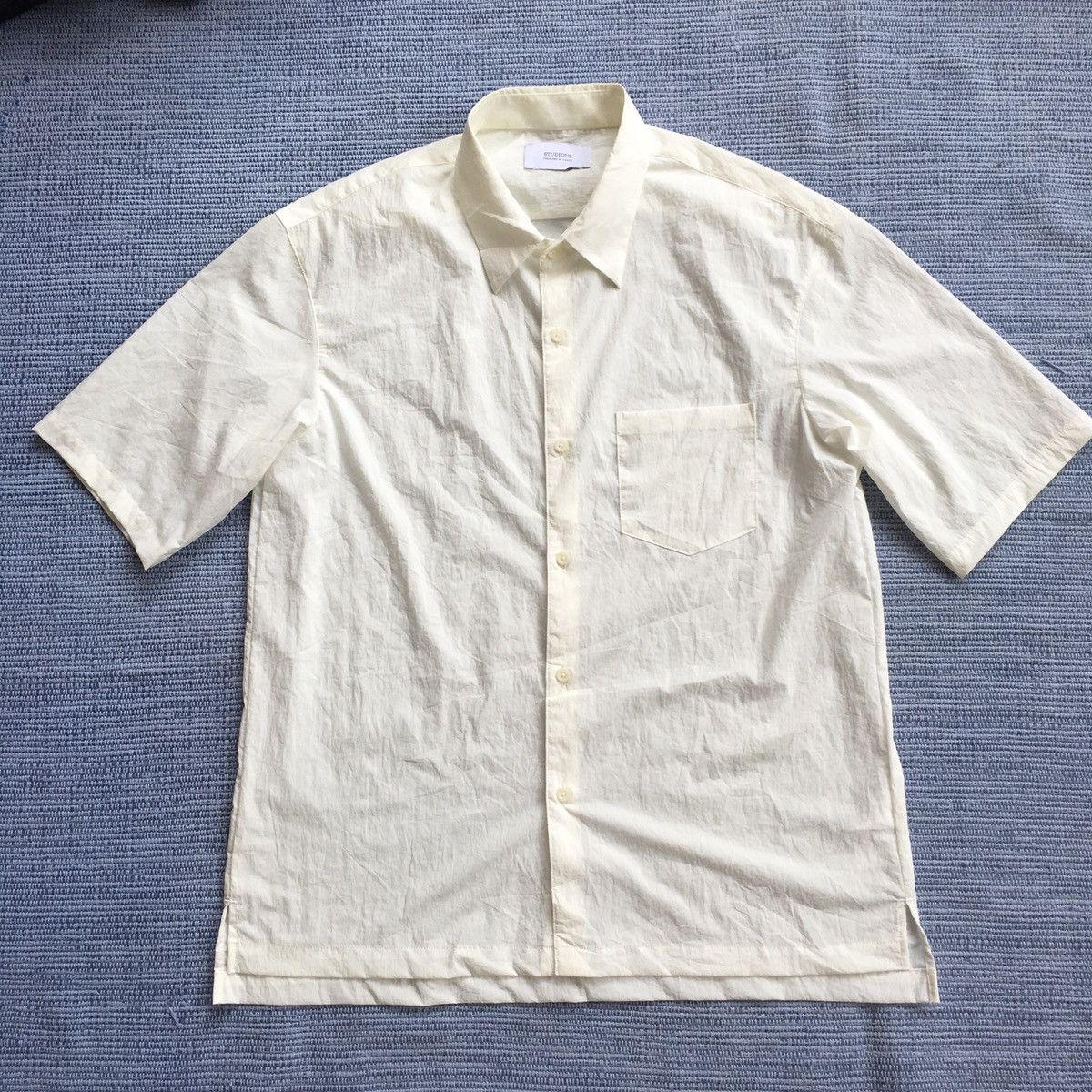 STUDIOUS plain cream shirt Size US M / EU 48-50 / 2 - 1 Thumbnail