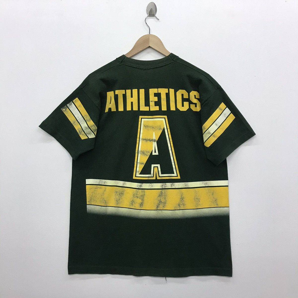 Vintage Vintage 90s Oakland Athletics MLB Big Logo Men Tshirt Size US M / EU 48-50 / 2 - 6 Thumbnail