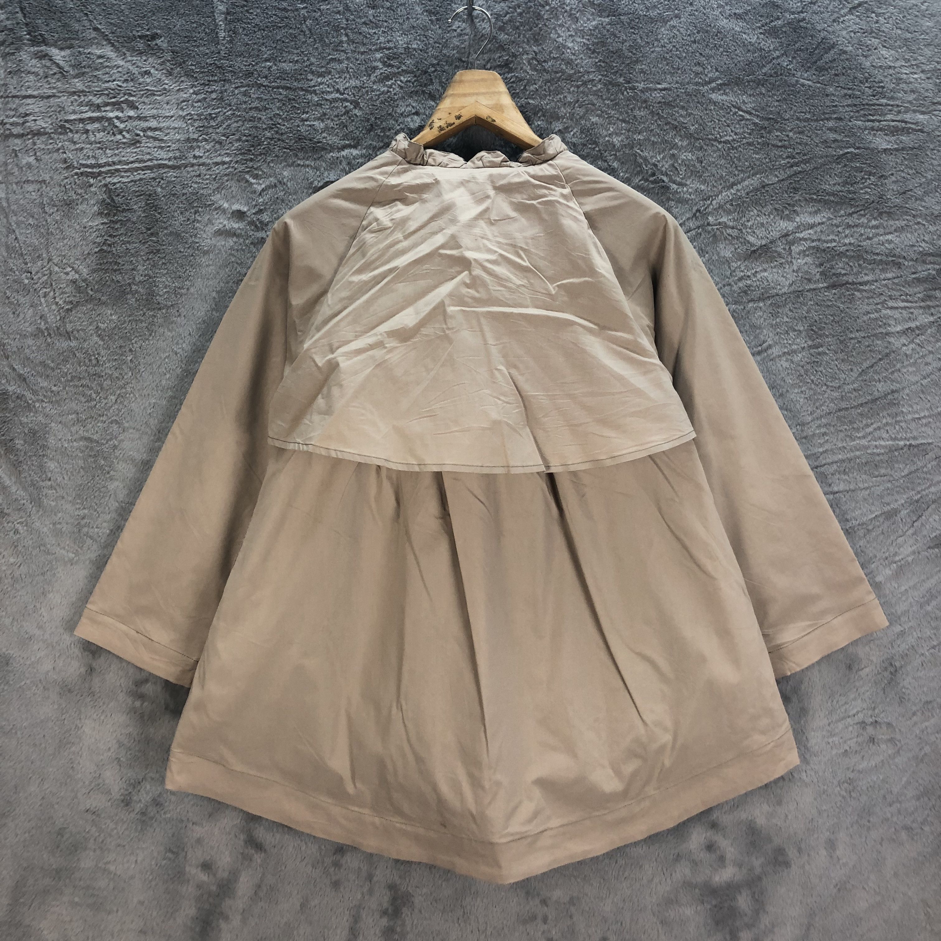Zucca ZUPPA DE ZUCCA BROWN TARTAN REVERSIBLE BLOUSE #6536-71 Size M / US 6-8 / IT 42-44 - 13 Thumbnail
