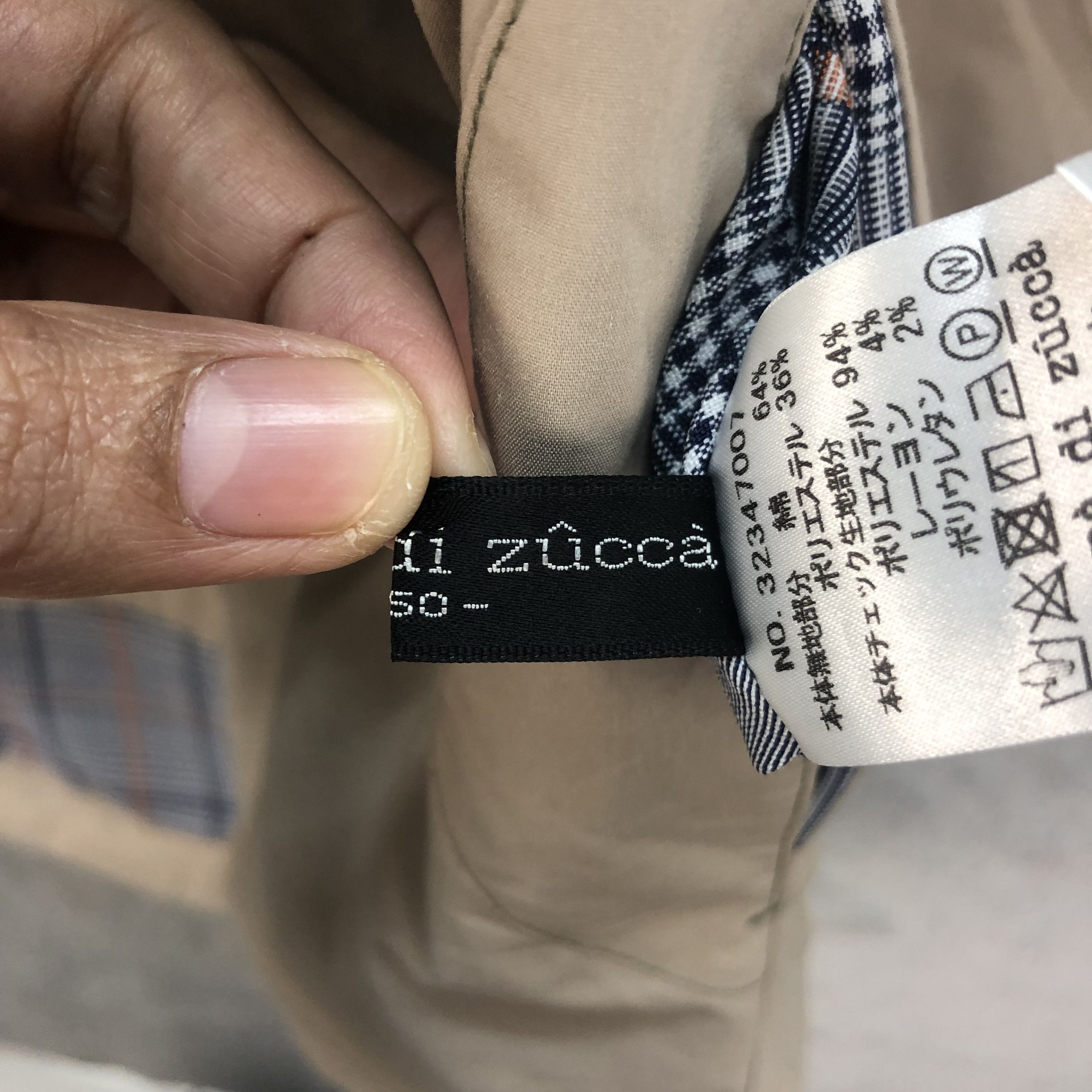 Zucca ZUPPA DE ZUCCA BROWN TARTAN REVERSIBLE BLOUSE #6536-71 Size M / US 6-8 / IT 42-44 - 11 Thumbnail