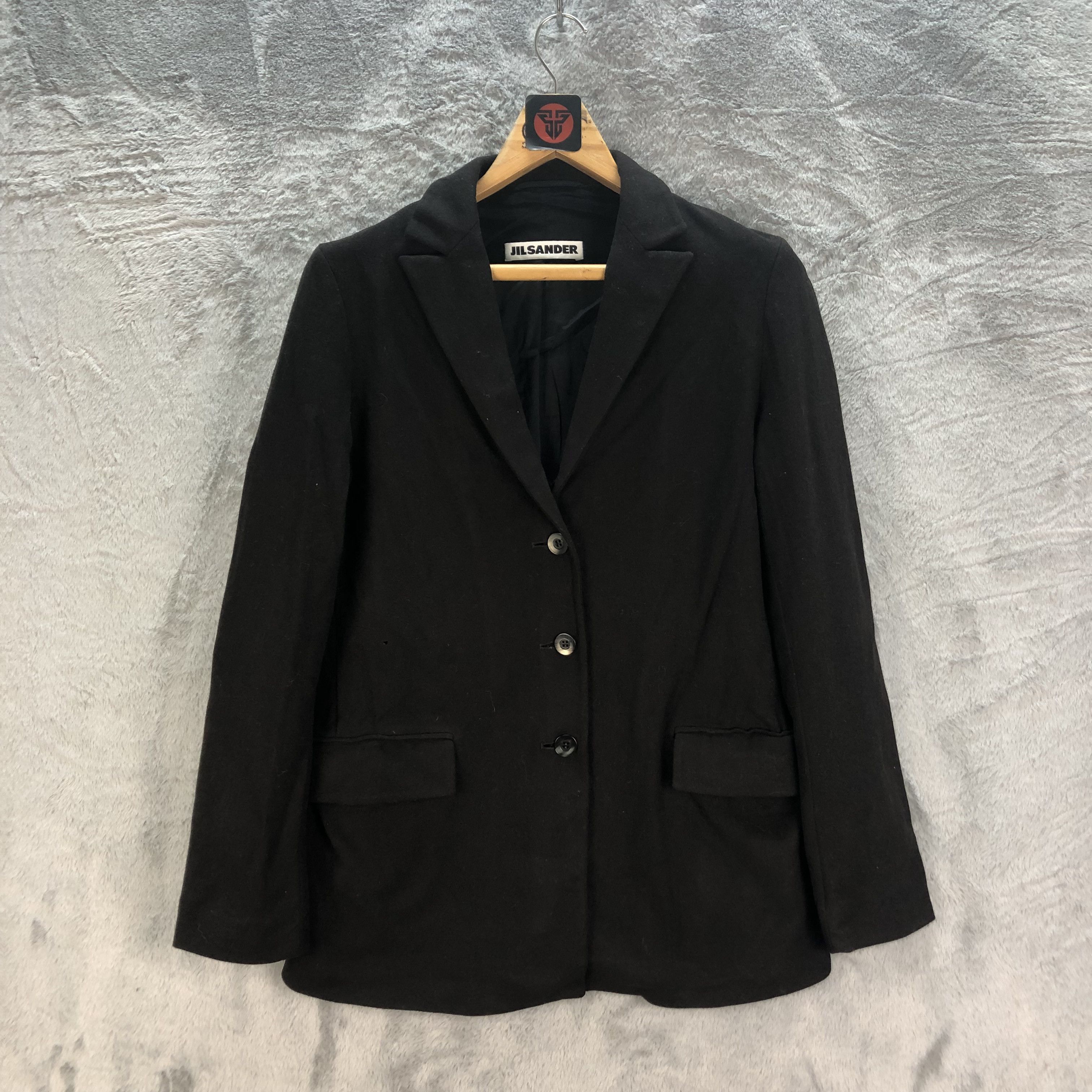 Jil Sander JIL SANDER WOOL CASUAL JACKET #6547-72 Size S / US 4 / IT 40 - 1 Thumbnail