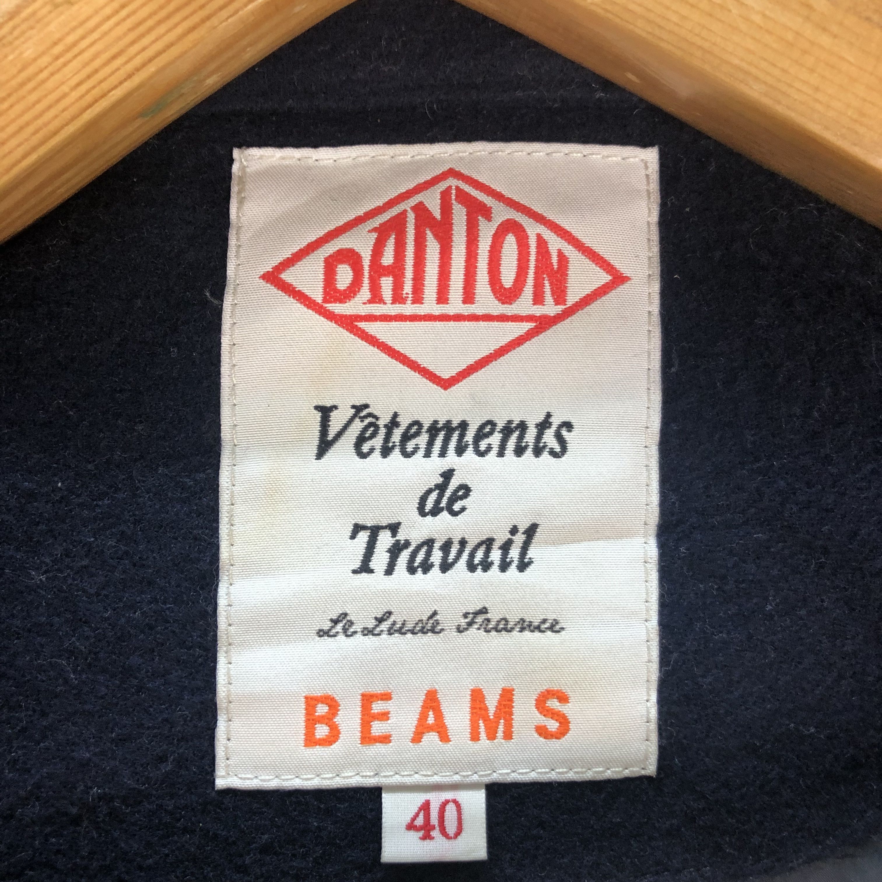 Beams Plus DANTON X BEAMS WOOL PUFFER DOWN VEST #6542-71 Size US M / EU 48-50 / 2 - 8 Thumbnail
