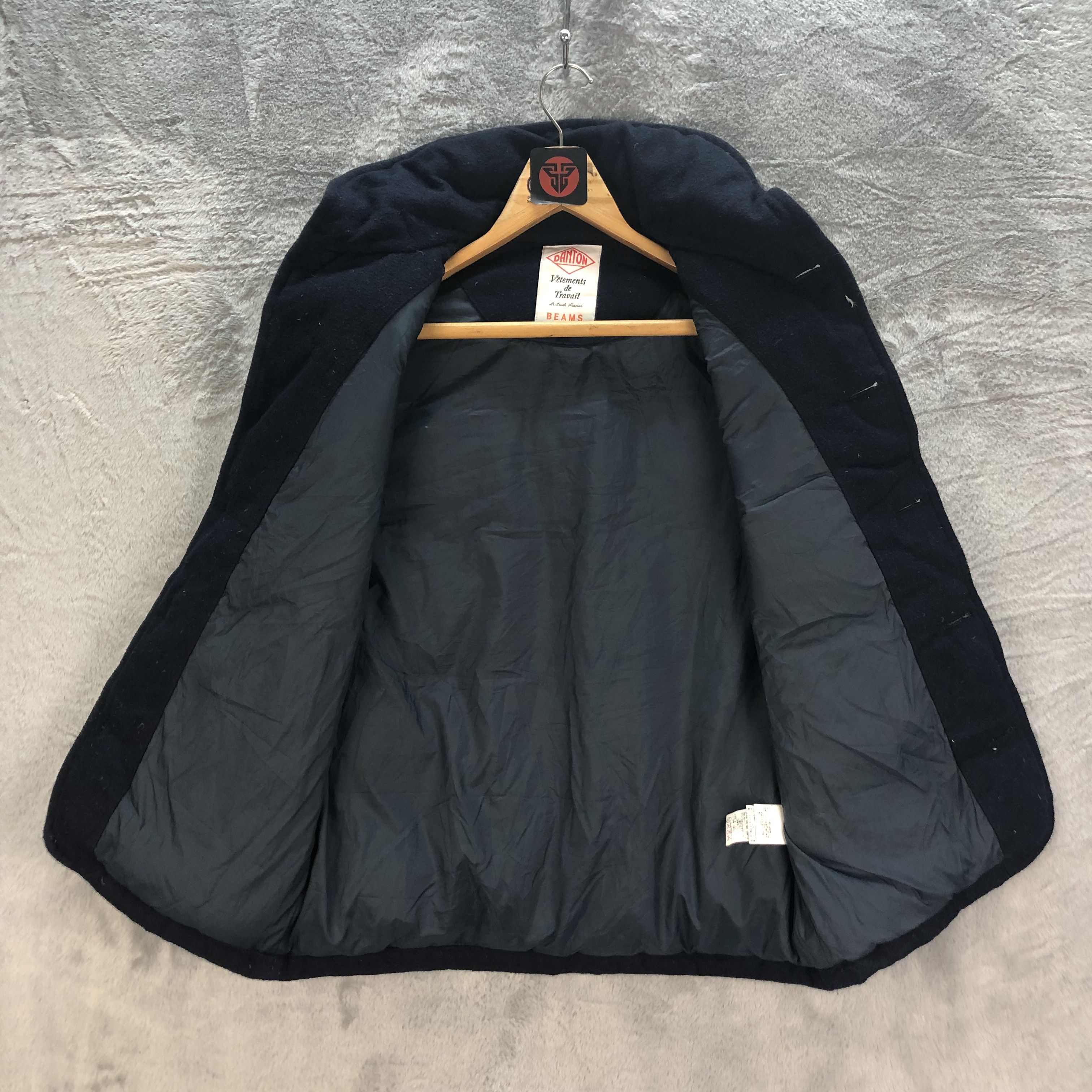 Beams Plus DANTON X BEAMS WOOL PUFFER DOWN VEST #6542-71 Size US M / EU 48-50 / 2 - 7 Thumbnail