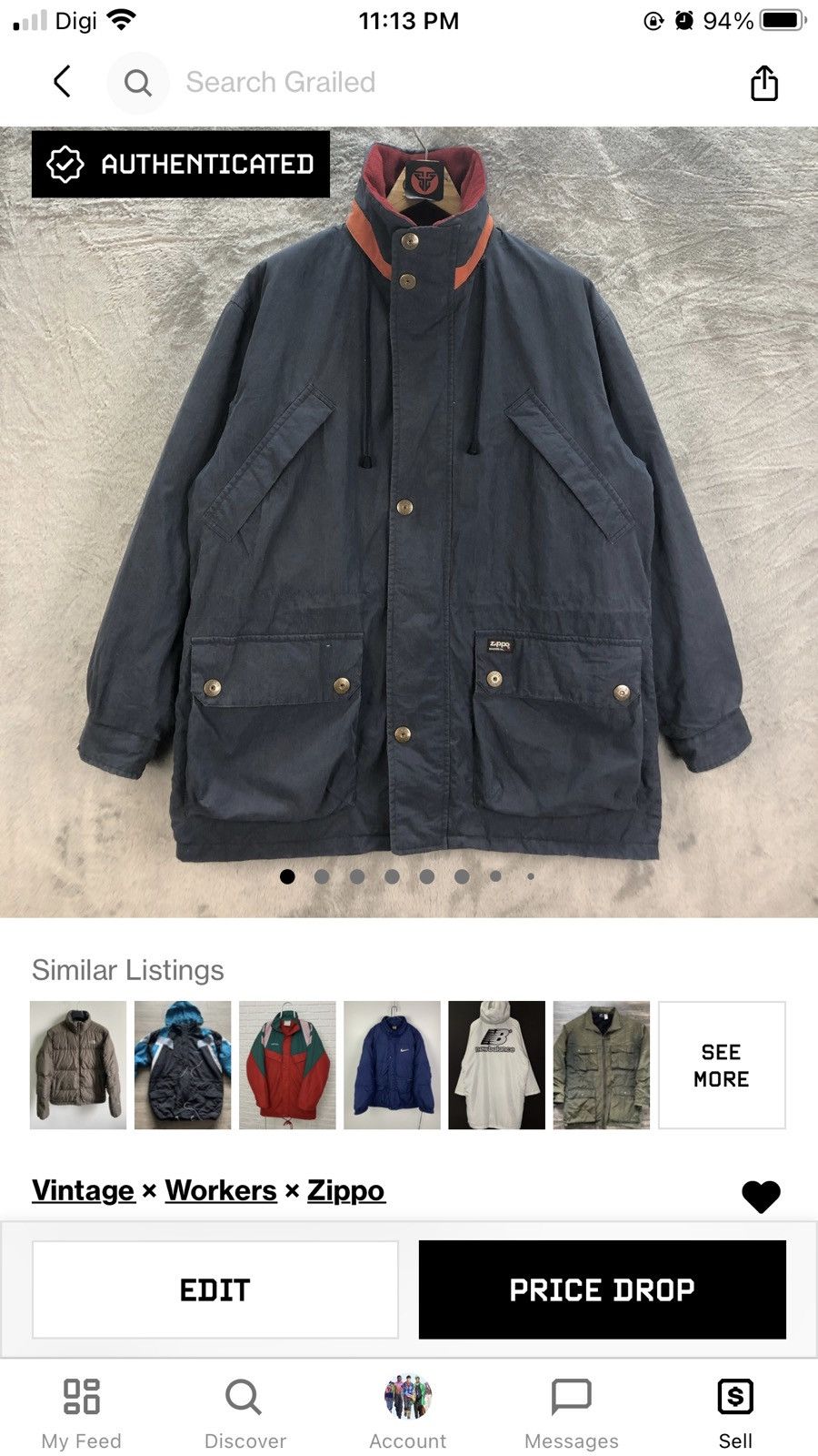 Zippo ZIPPO CHORE JACKET #6544-72 Size US M / EU 48-50 / 2 - 15 Thumbnail