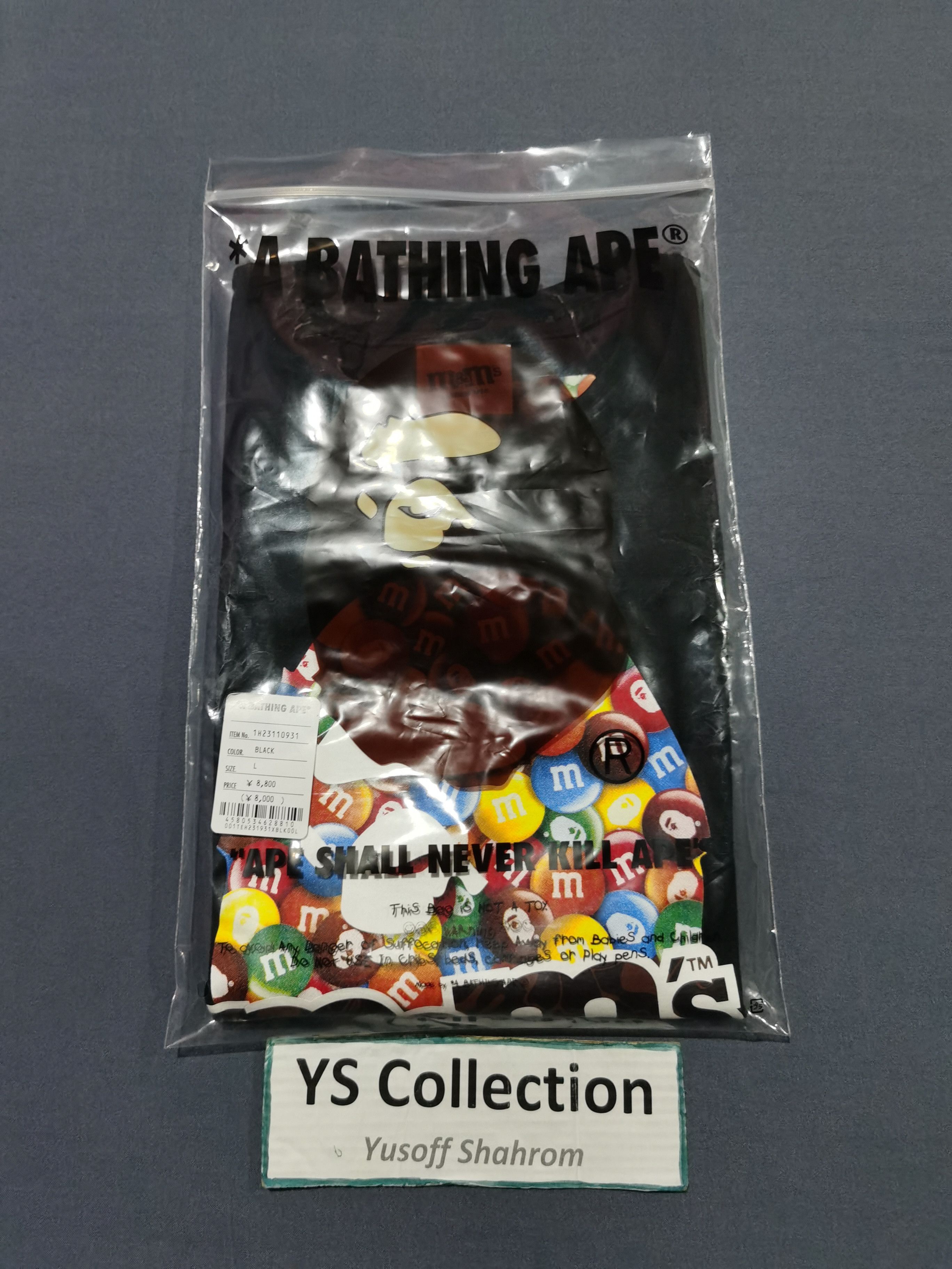 Bape Bape x M&M's Ape Head Tee Size US L / EU 52-54 / 3 - 4 Thumbnail
