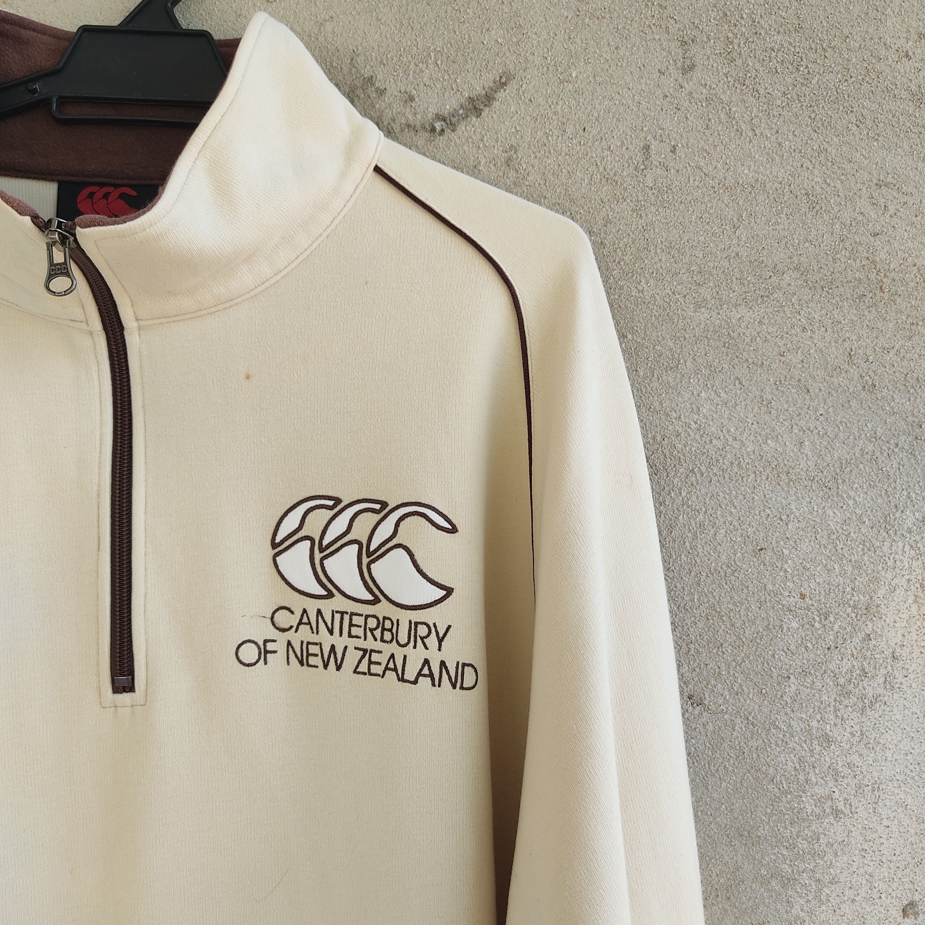 Canterbury of New Zealand × Vintage Canterbury Of New Zealand Cream Sweater Size US XXL / EU 58 / 5 - 9 Thumbnail
