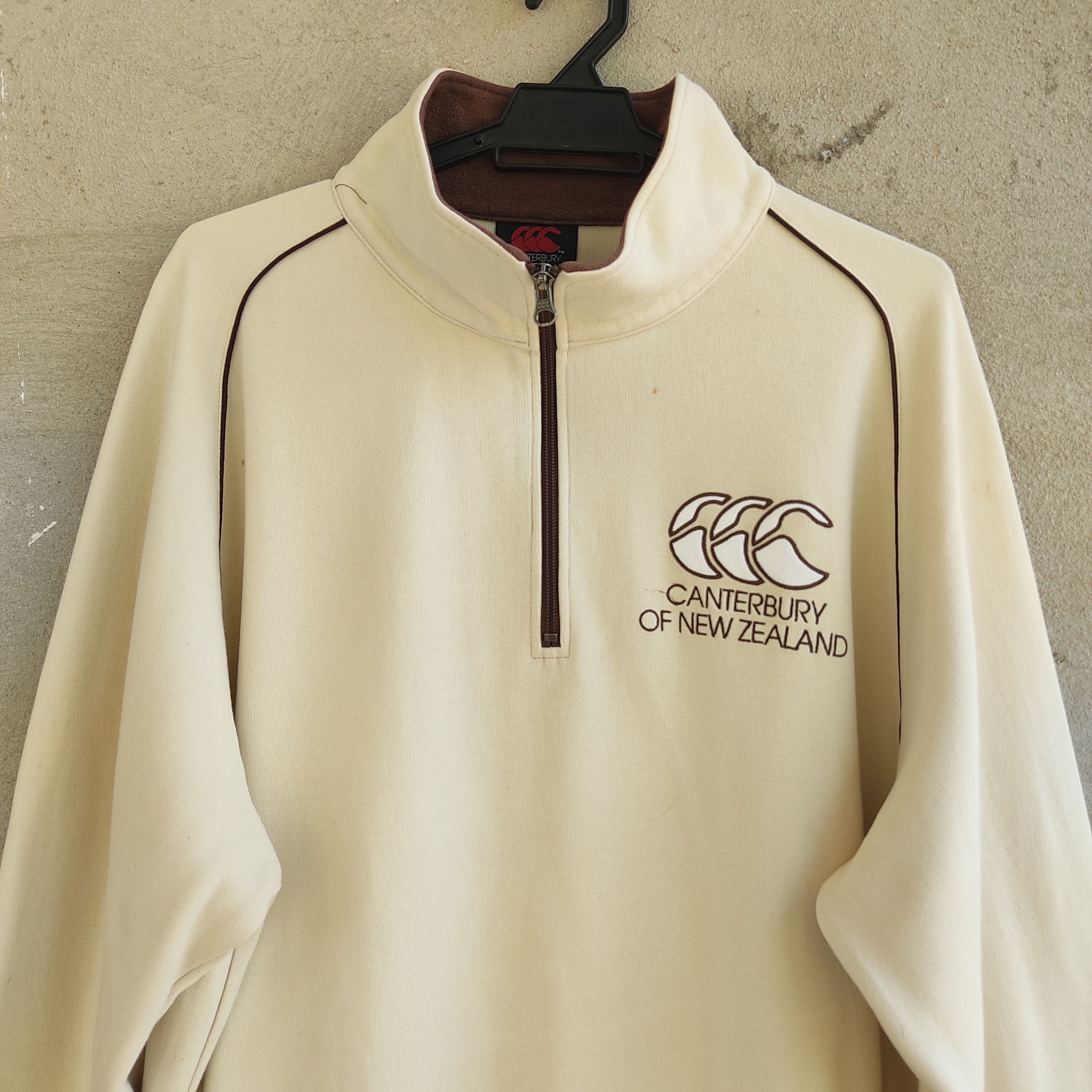 Canterbury of New Zealand × Vintage Canterbury Of New Zealand Cream Sweater Size US XXL / EU 58 / 5 - 3 Thumbnail