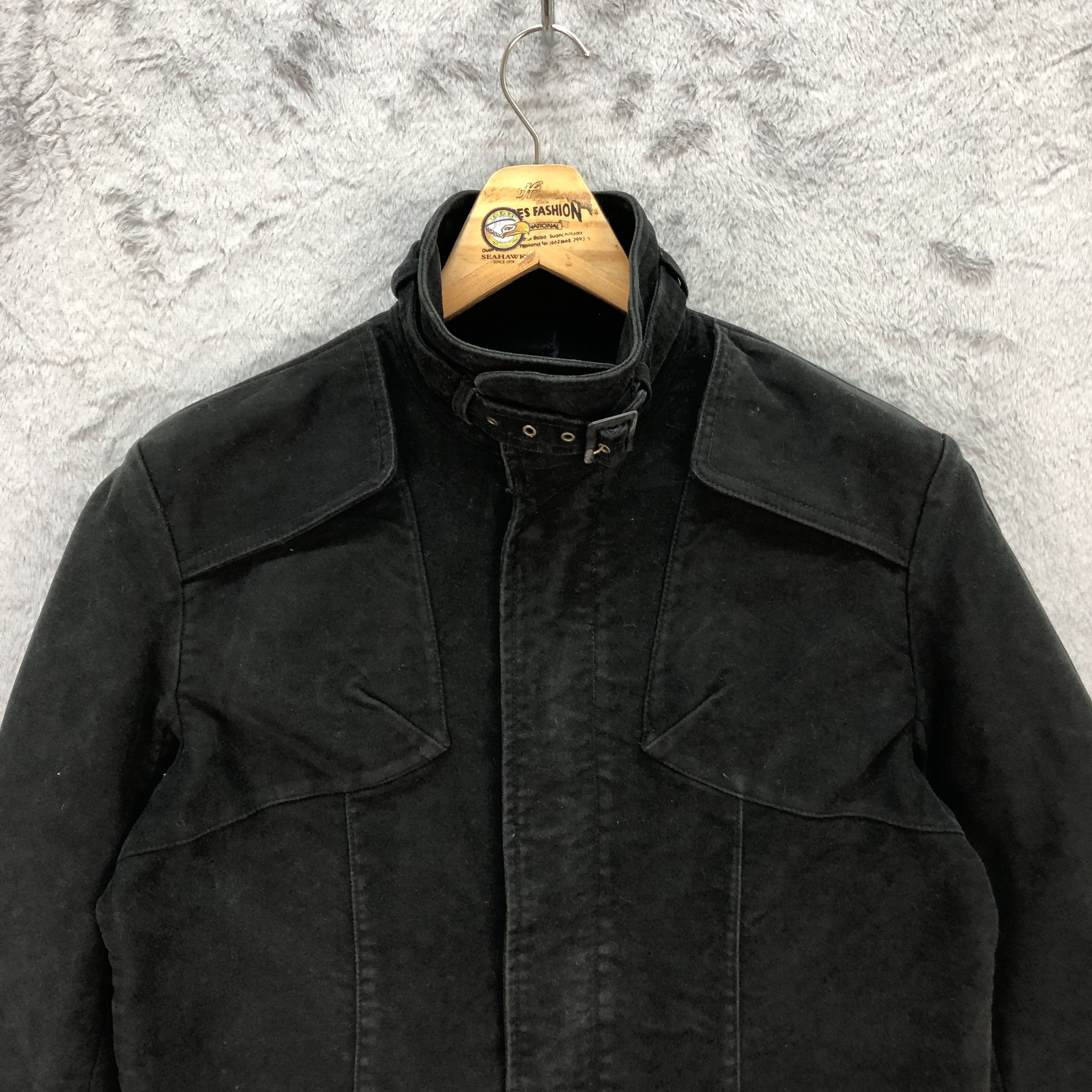 MCM MCM LEGERE BORCADE BLACK CHORE JACKET #5569-198 Size US M / EU 48-50 / 2 - 2 Thumbnail
