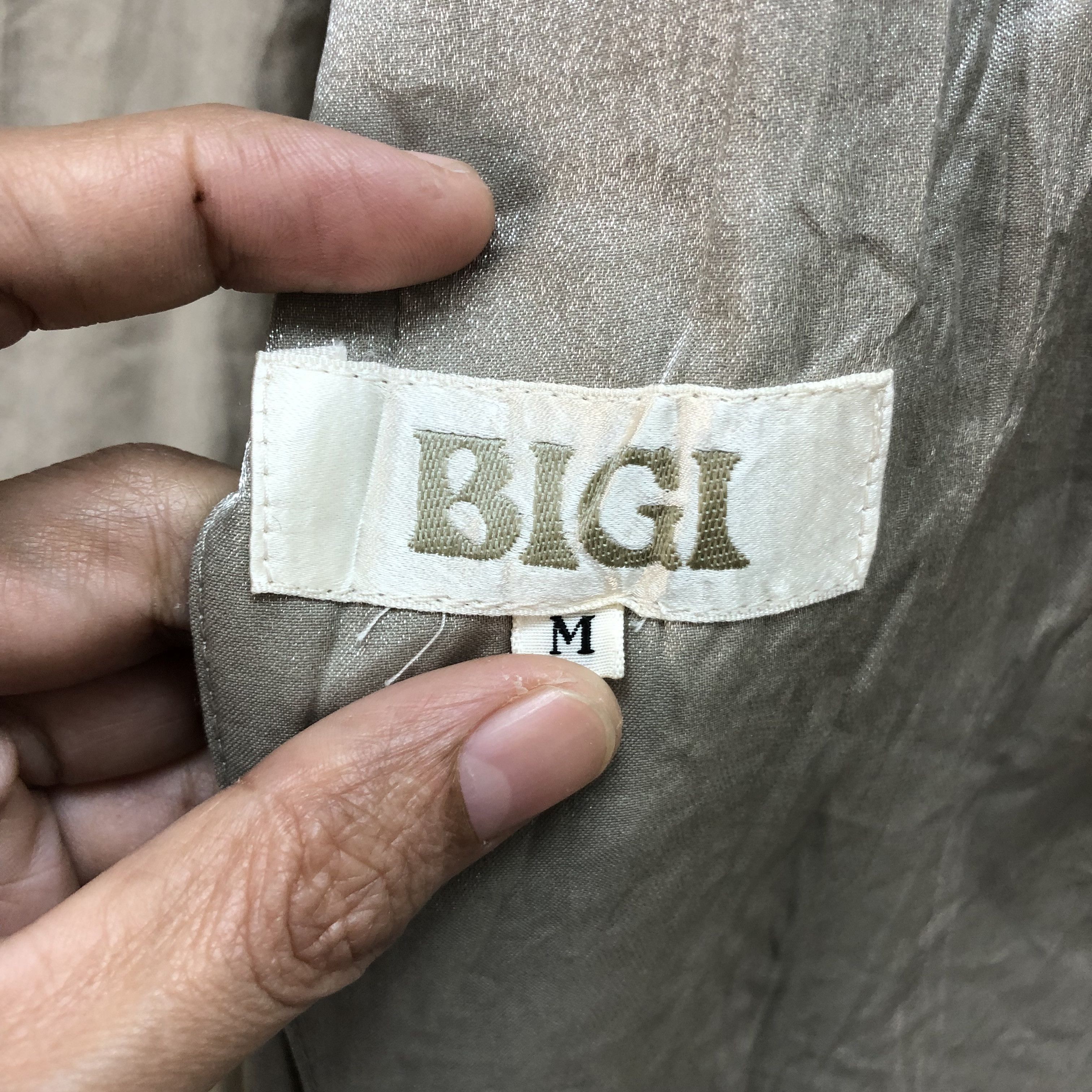 BIGI BIGI SILVER LIGHT DOUBLE BREASTED TRENCH COAT #6411-65 Size M / US 6-8 / IT 42-44 - 7 Thumbnail