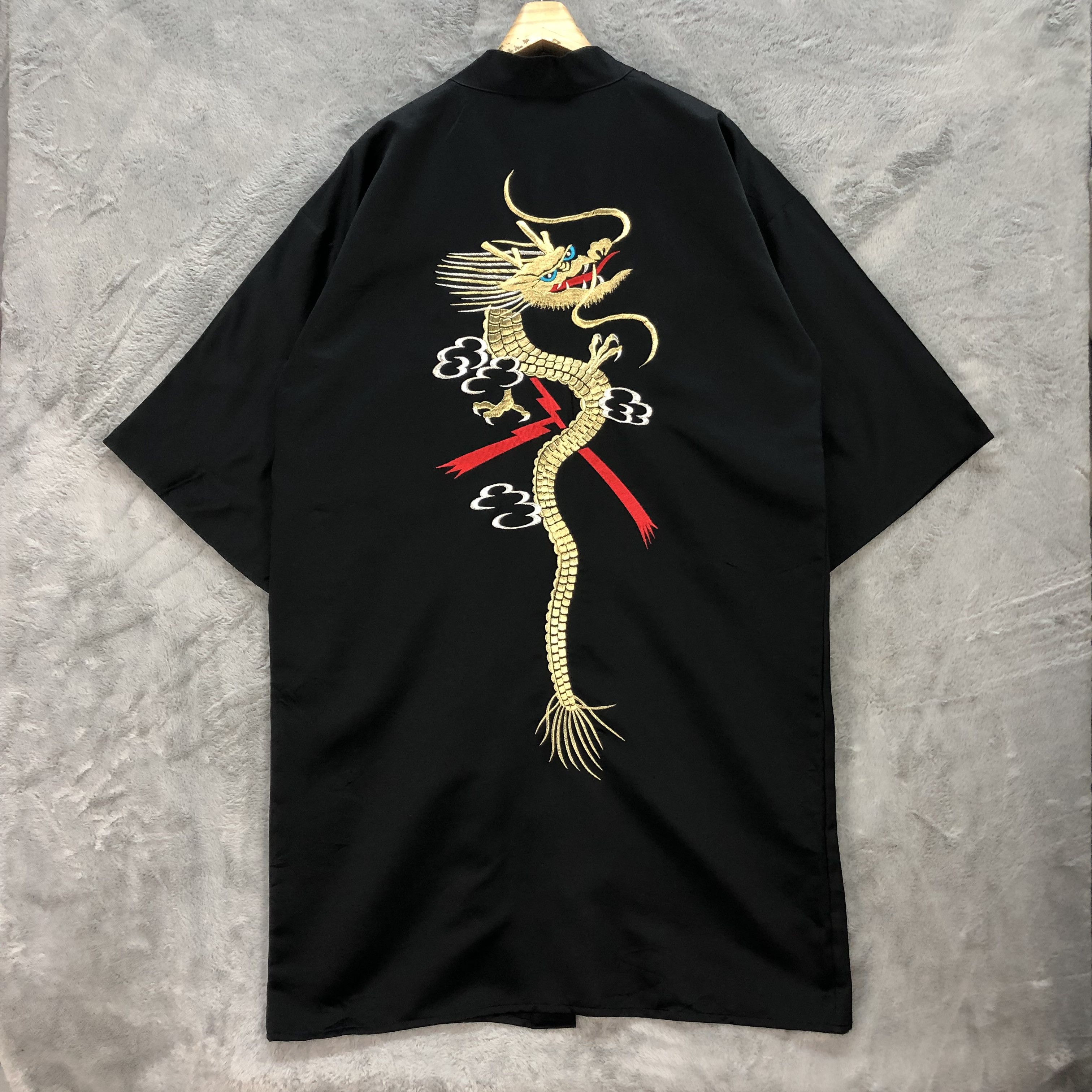 Other ICHIBAN EMBROIDERY DRAGON ON BACK CARDIGAN / KIMONO #6256-56 Size US XL / EU 56 / 4 - 1 Thumbnail