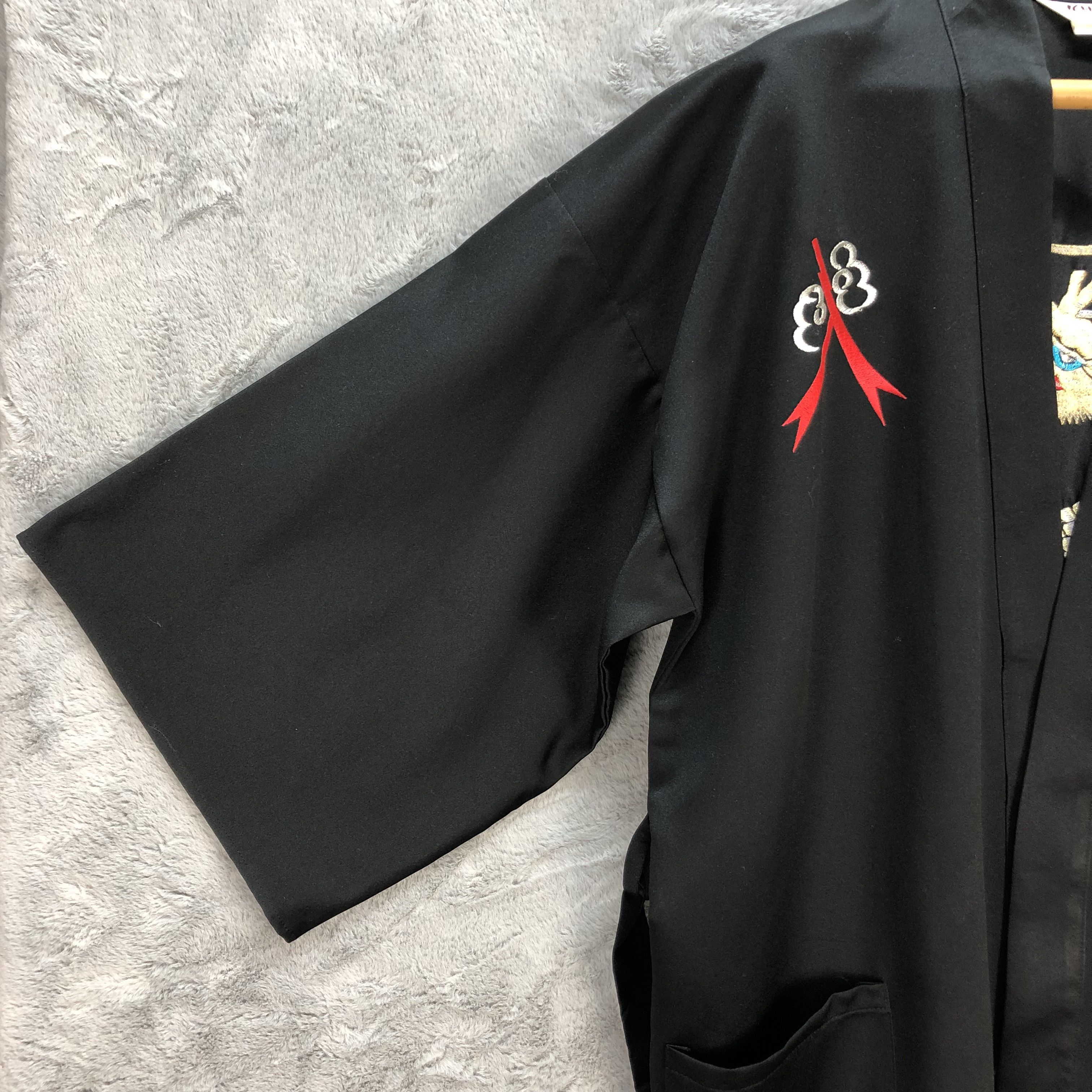 Other ICHIBAN EMBROIDERY DRAGON ON BACK CARDIGAN / KIMONO #6256-56 Size US XL / EU 56 / 4 - 8 Thumbnail