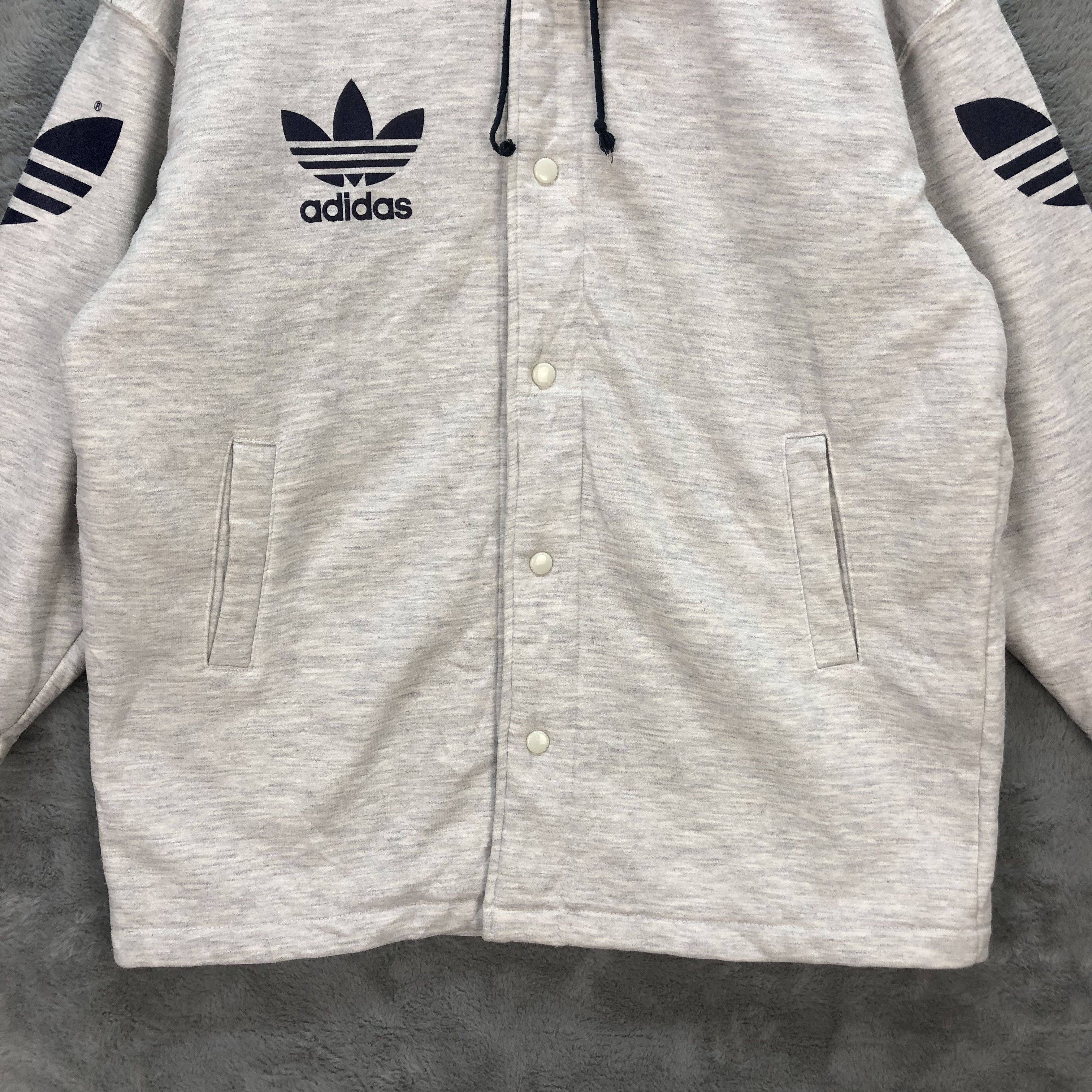 Adidas VINTAGE ADIDAS TREFOIL BIG LOGO HOODIES #6300-59 Size US M / EU 48-50 / 2 - 8 Thumbnail