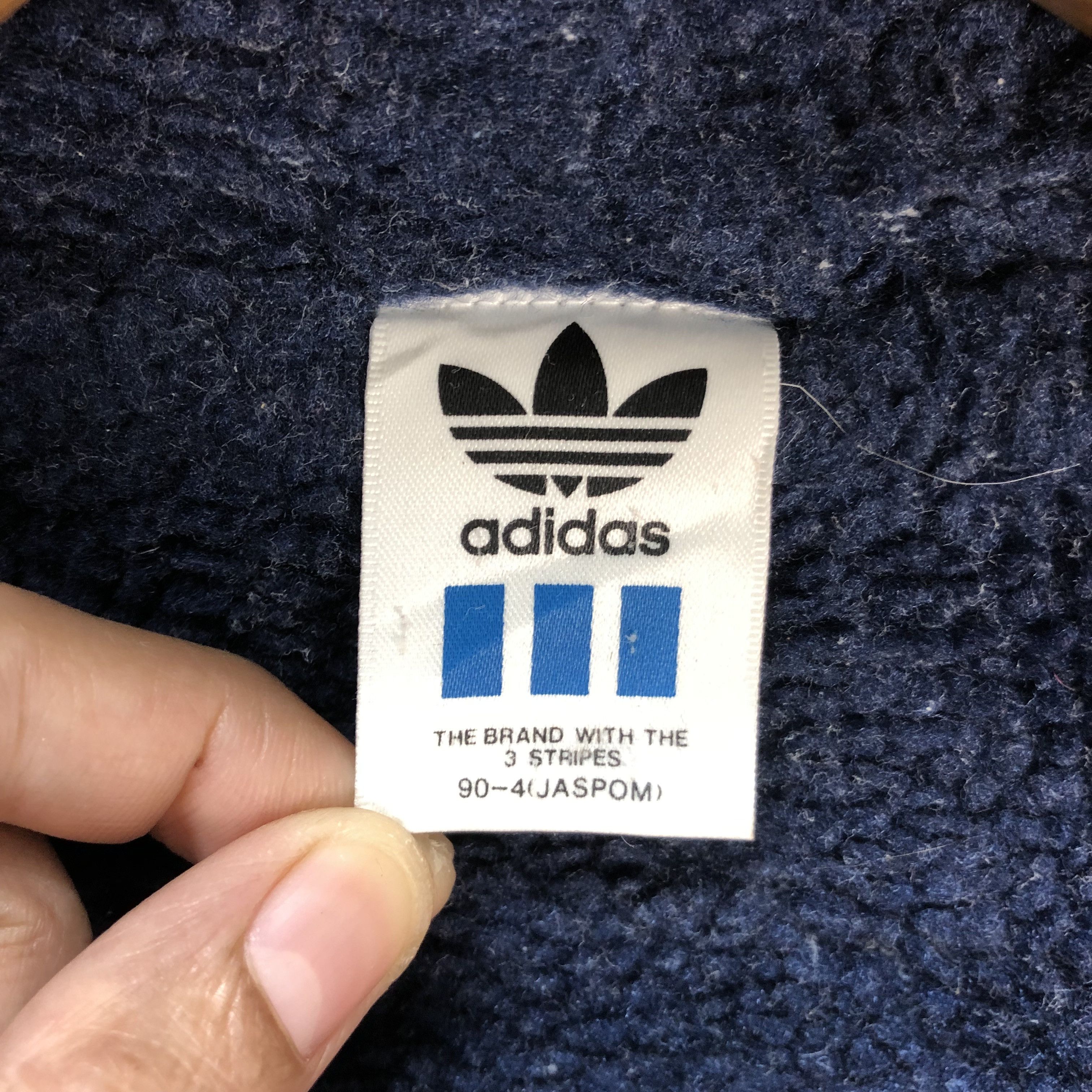 Adidas VINTAGE ADIDAS TREFOIL BIG LOGO HOODIES #6300-59 Size US M / EU 48-50 / 2 - 12 Thumbnail