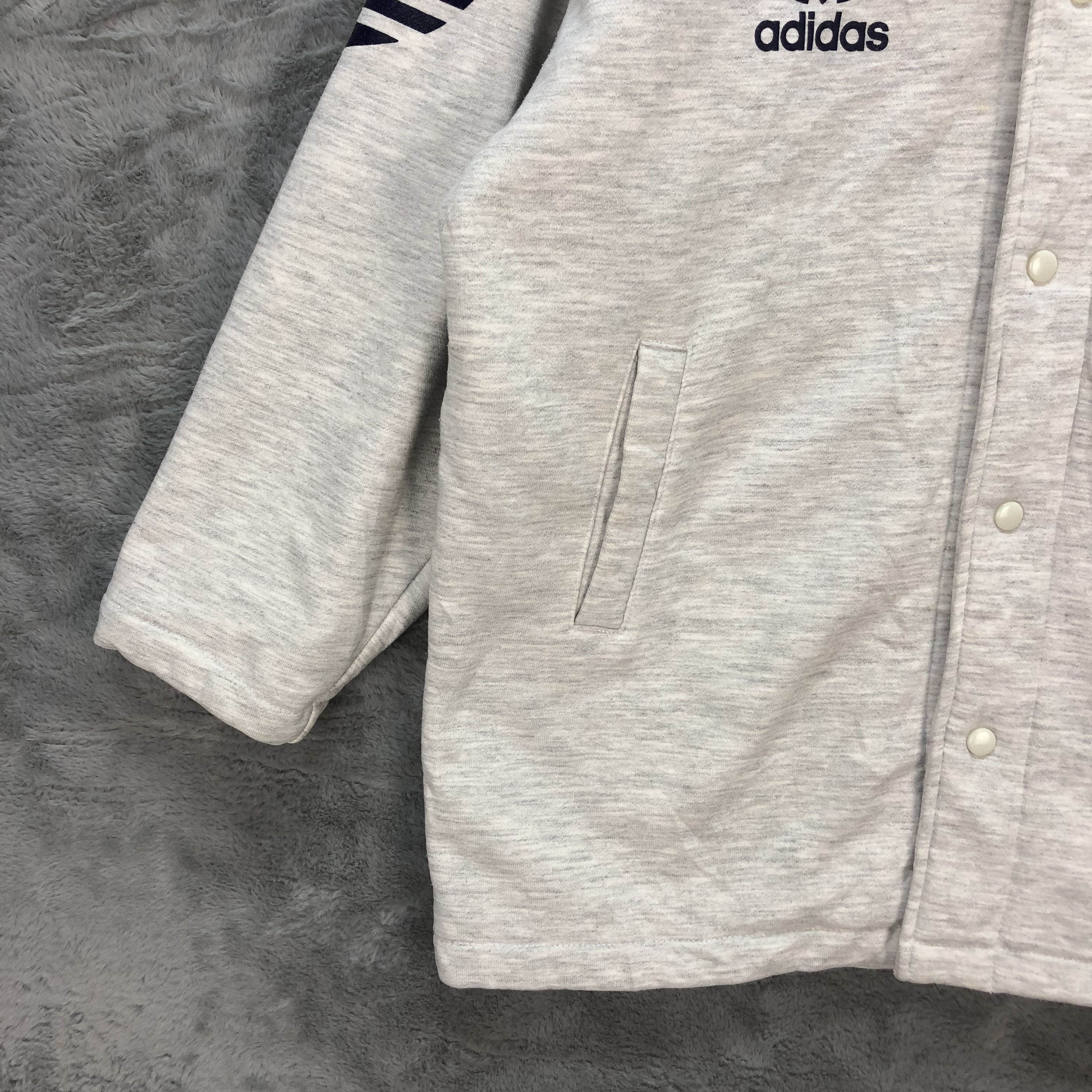 Adidas VINTAGE ADIDAS TREFOIL BIG LOGO HOODIES #6300-59 Size US M / EU 48-50 / 2 - 9 Thumbnail