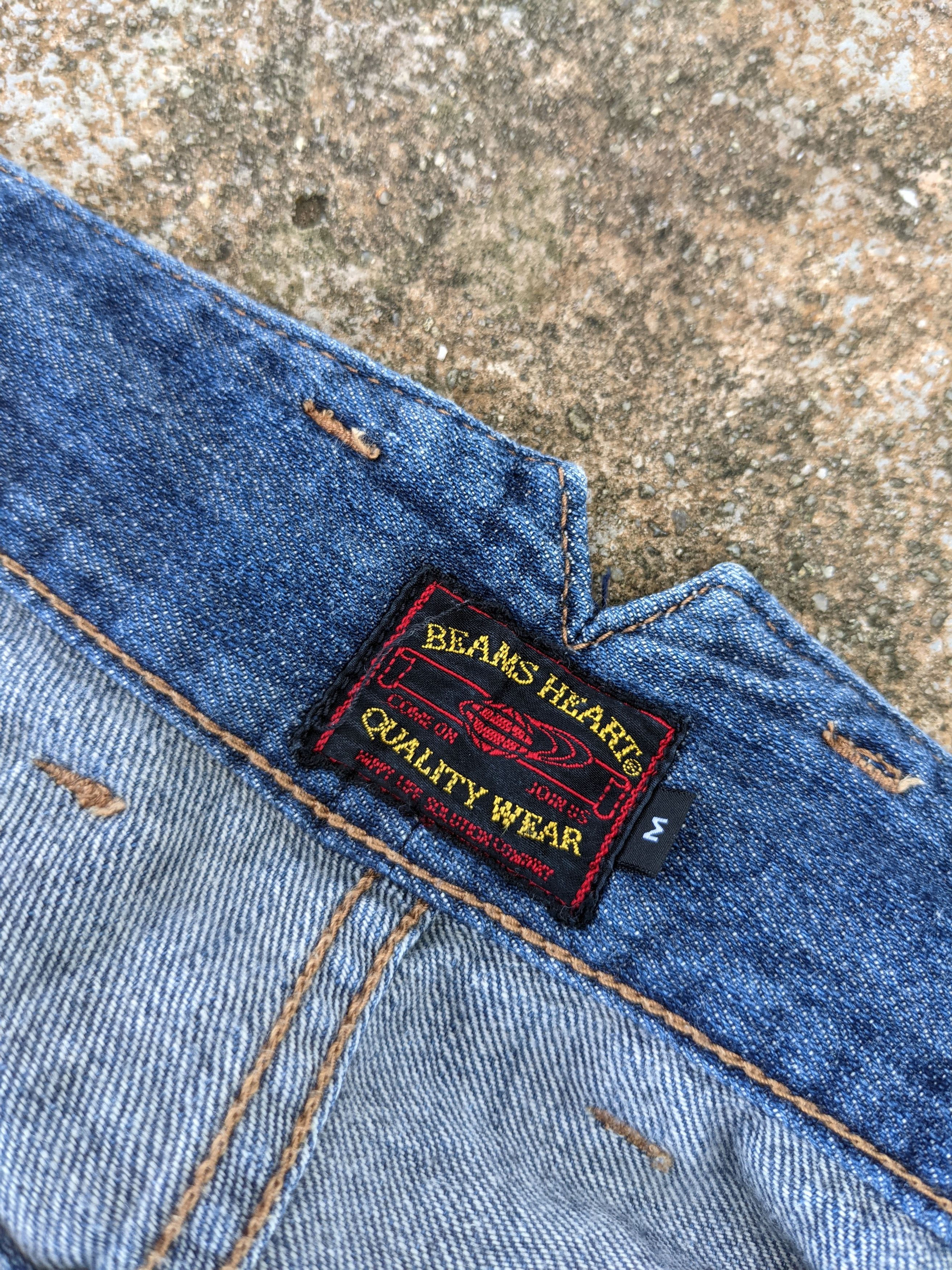 Beams Plus Distressed Beams Heart high rise denim pants Size US 32 / EU 48 - 8 Thumbnail