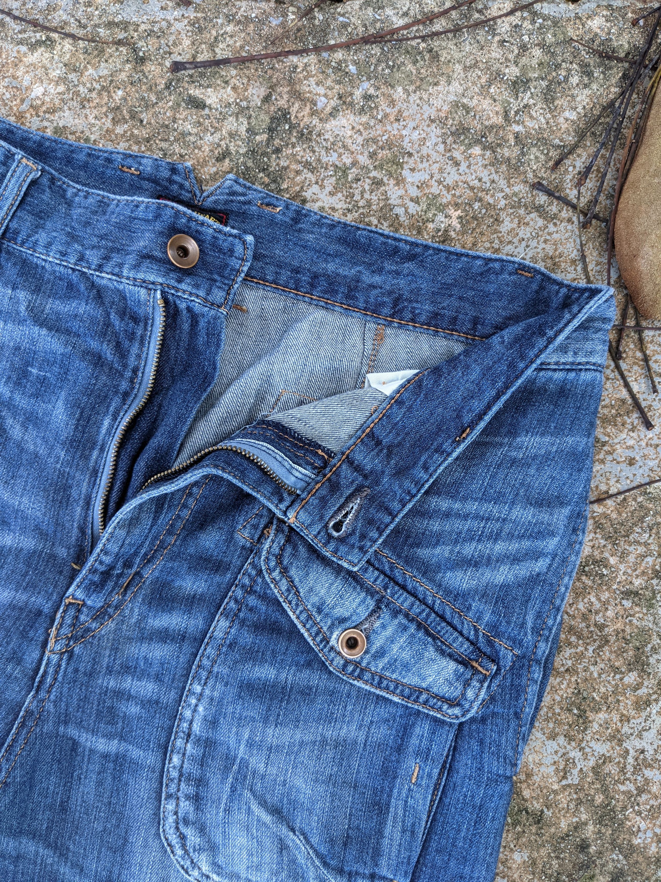 Beams Plus Distressed Beams Heart high rise denim pants Size US 32 / EU 48 - 4 Thumbnail