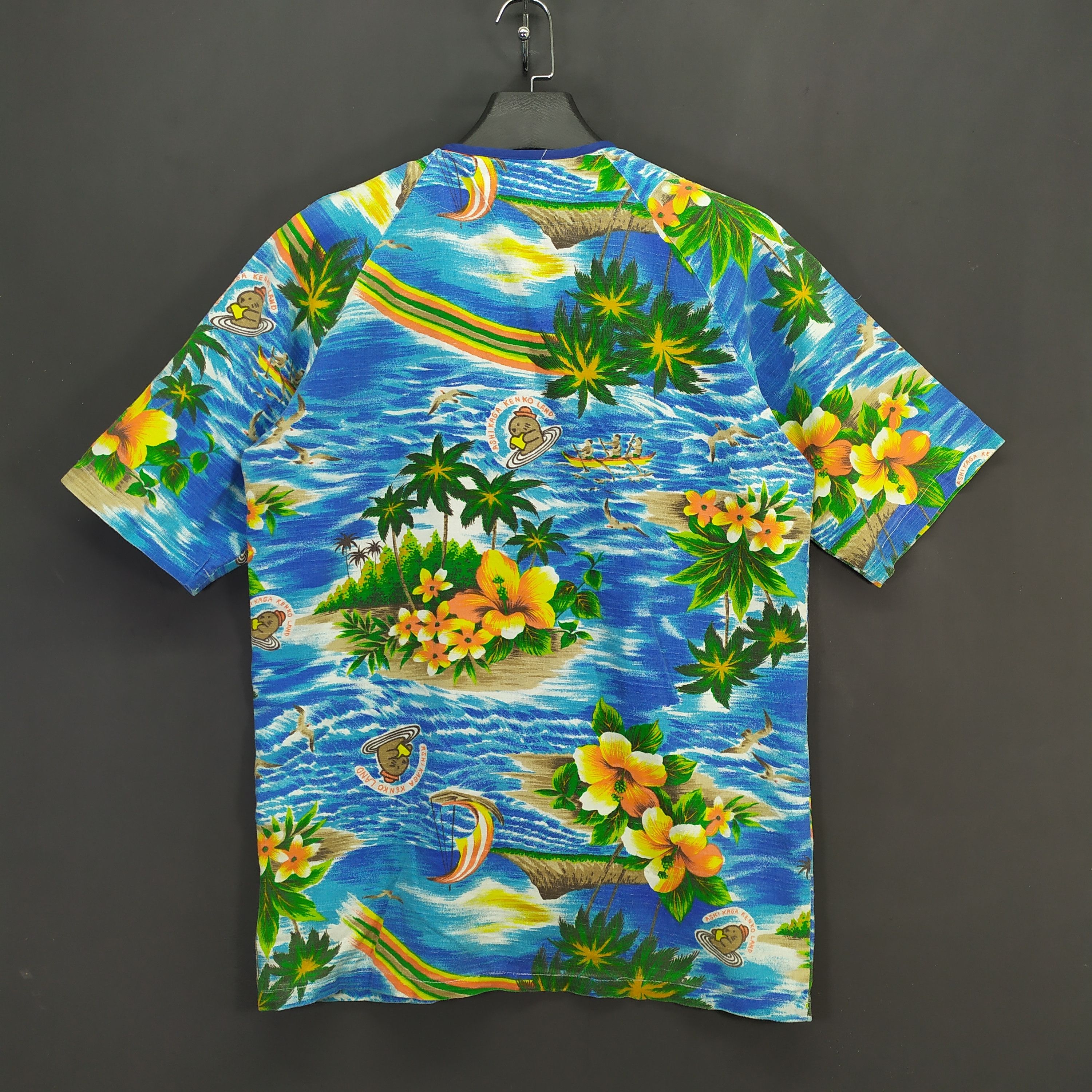 Vintage Sante' Fullprint Hawaiian Set Shirt & Short Pant #396-15 Size US M / EU 48-50 / 2 - 6 Thumbnail