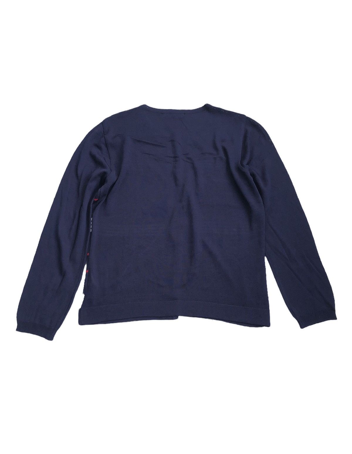 Balenciaga × Vintage Vintage 90s Balenciaga Stripe Knitwear Togle 3 Button Size US L / EU 52-54 / 3 - 3 Thumbnail