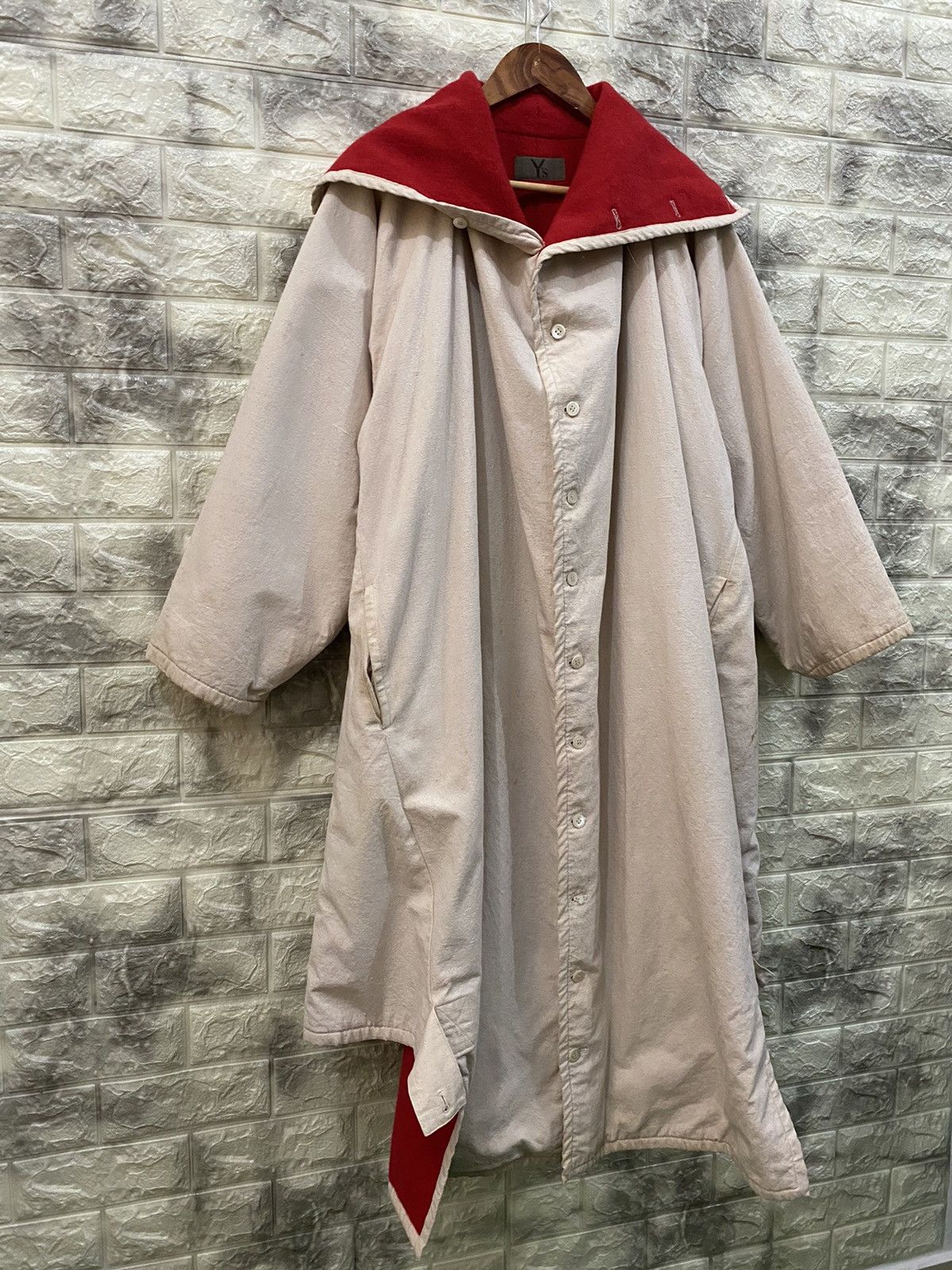 Vintage × Y's × Yohji Yamamoto 🔥Archive🔥Vintage 90’s Yohji Yamamoto Overcoat Size US L / EU 52-54 / 3 - 12 Thumbnail