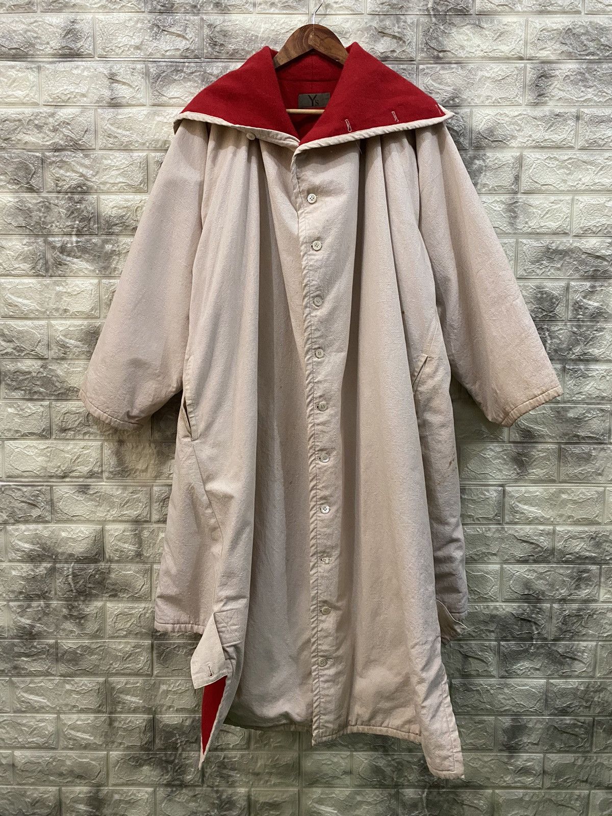 Vintage × Y's × Yohji Yamamoto 🔥Archive🔥Vintage 90’s Yohji Yamamoto Overcoat Size US L / EU 52-54 / 3 - 9 Thumbnail