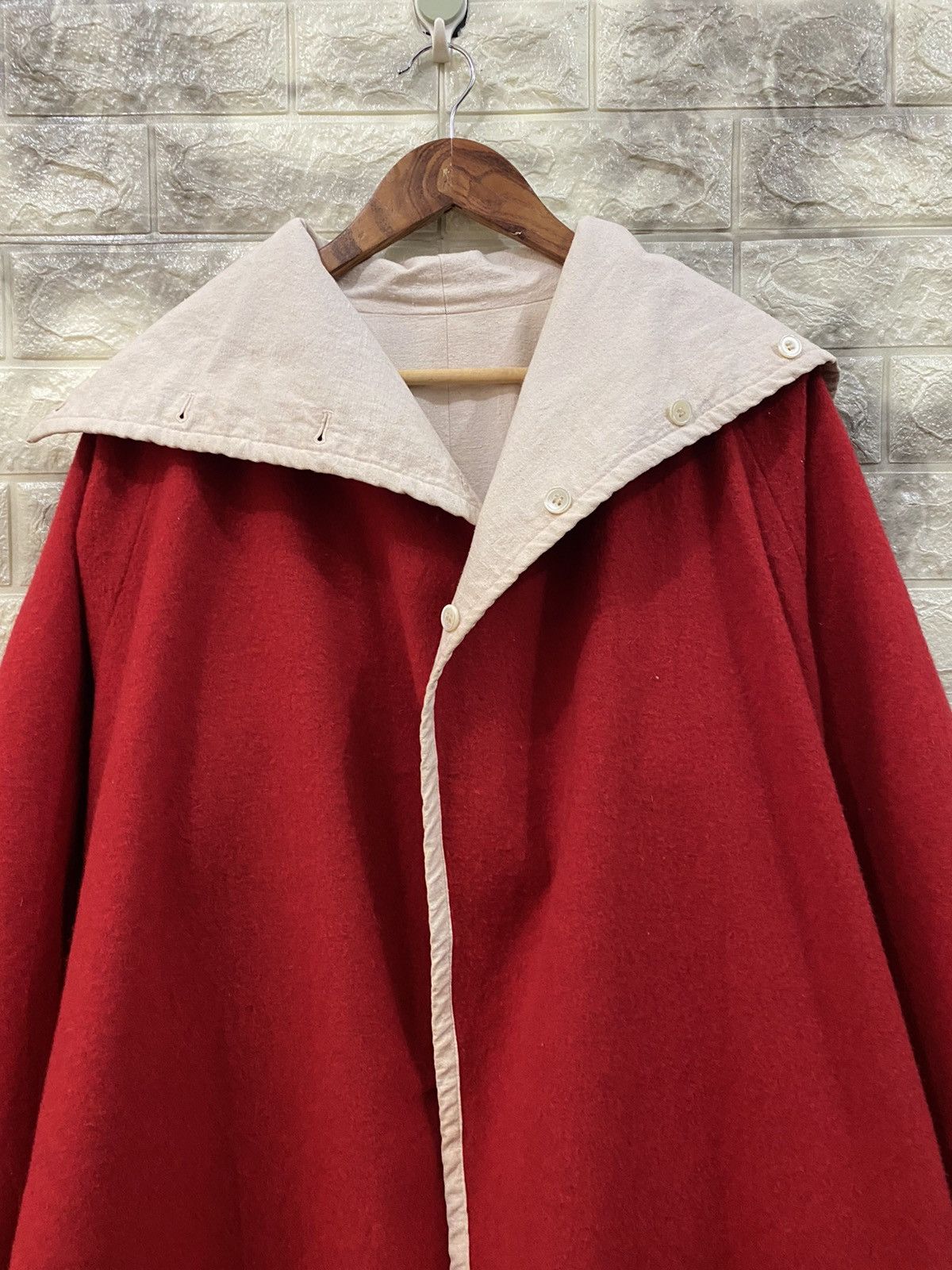 Vintage × Y's × Yohji Yamamoto 🔥Archive🔥Vintage 90’s Yohji Yamamoto Overcoat Size US L / EU 52-54 / 3 - 3 Thumbnail